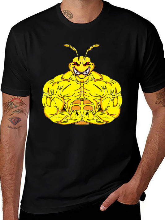 Muscle Ant Graphic Tee - Black T-Shirt