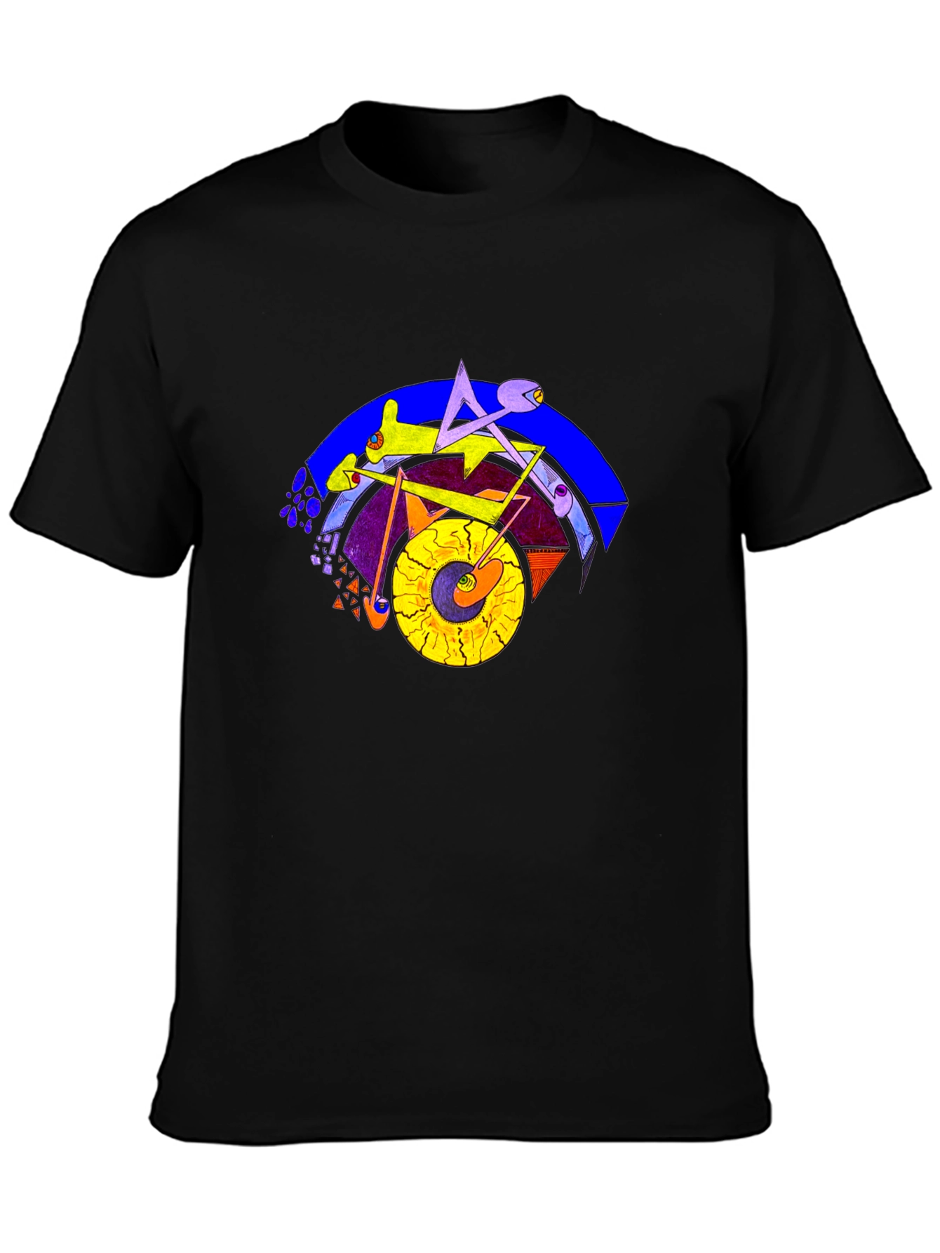 Abstract Art Graphic Tee - Modern Style