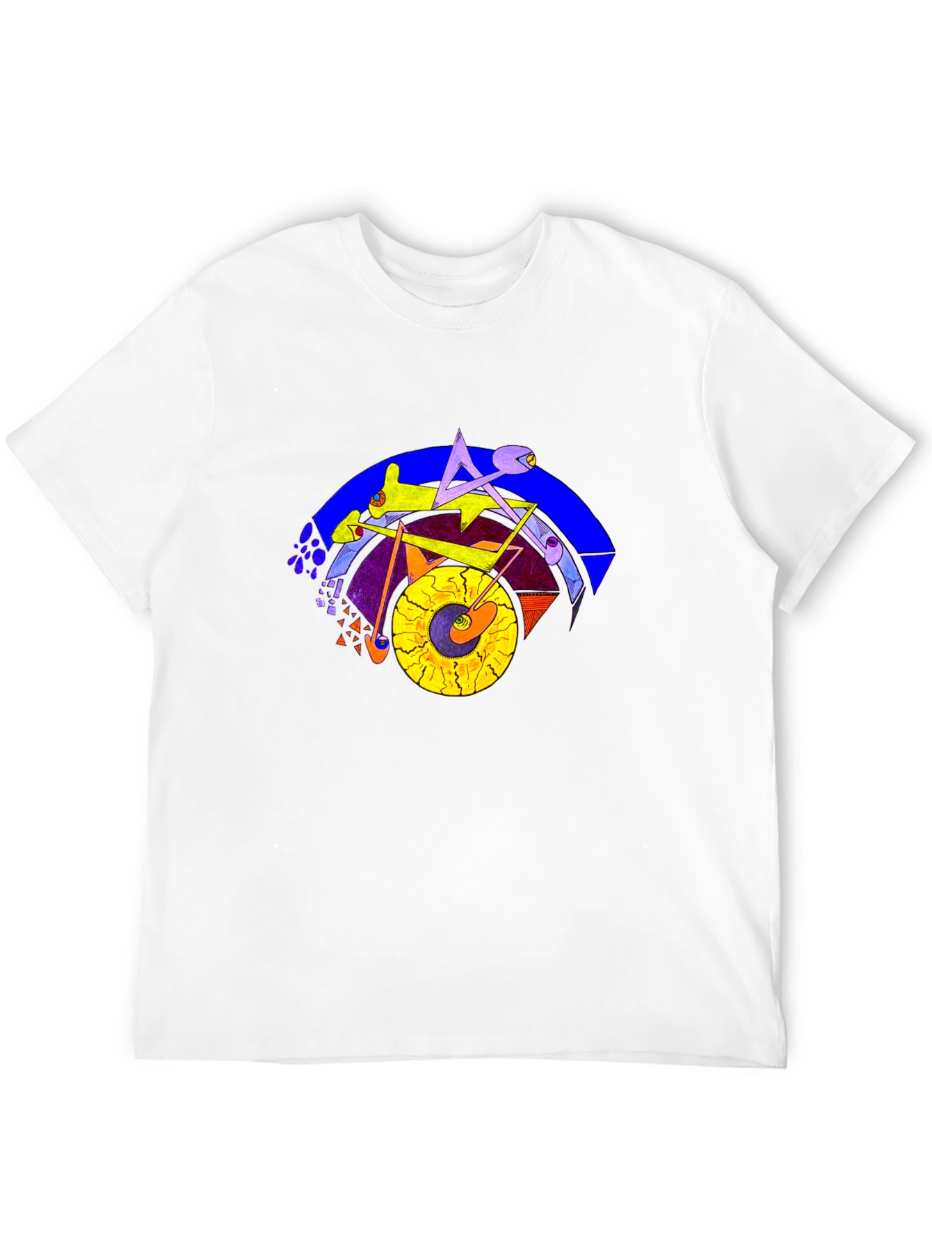 Abstract Art Graphic Tee - Modern Style