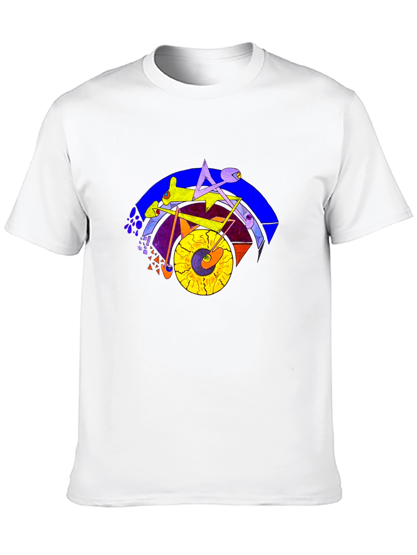 Abstract Art Graphic Tee - Modern Style