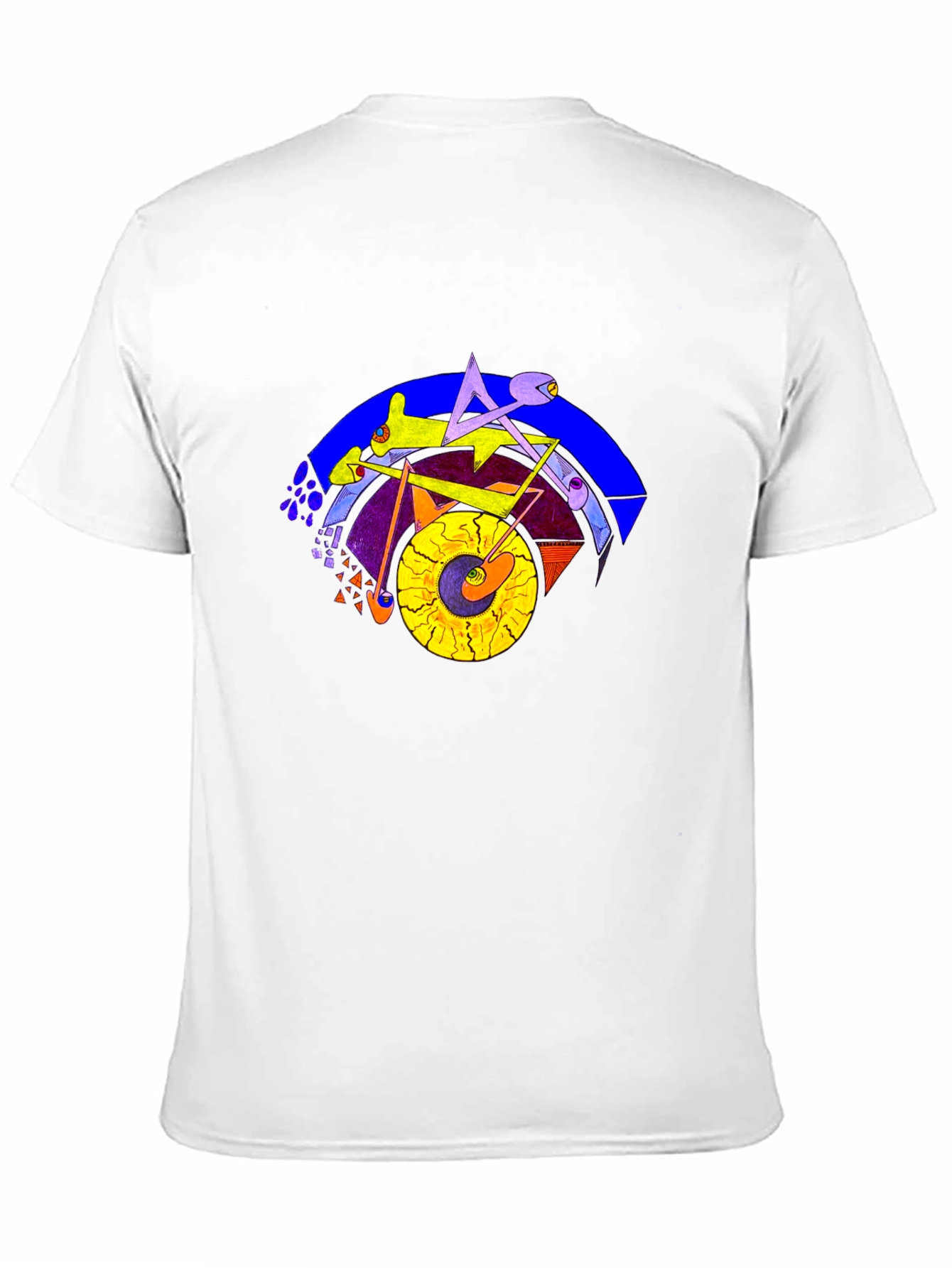 Abstract Art Graphic Tee - Modern Style