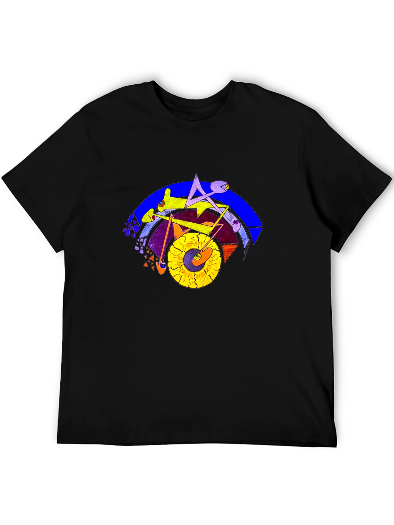 Abstract Art Graphic Tee - Modern Style