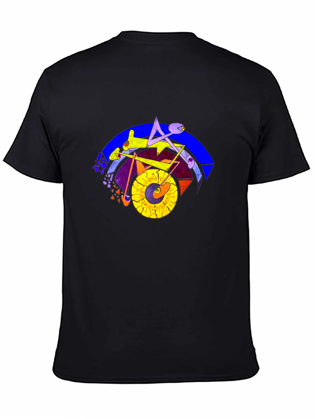Abstract Art Graphic Tee - Modern Style