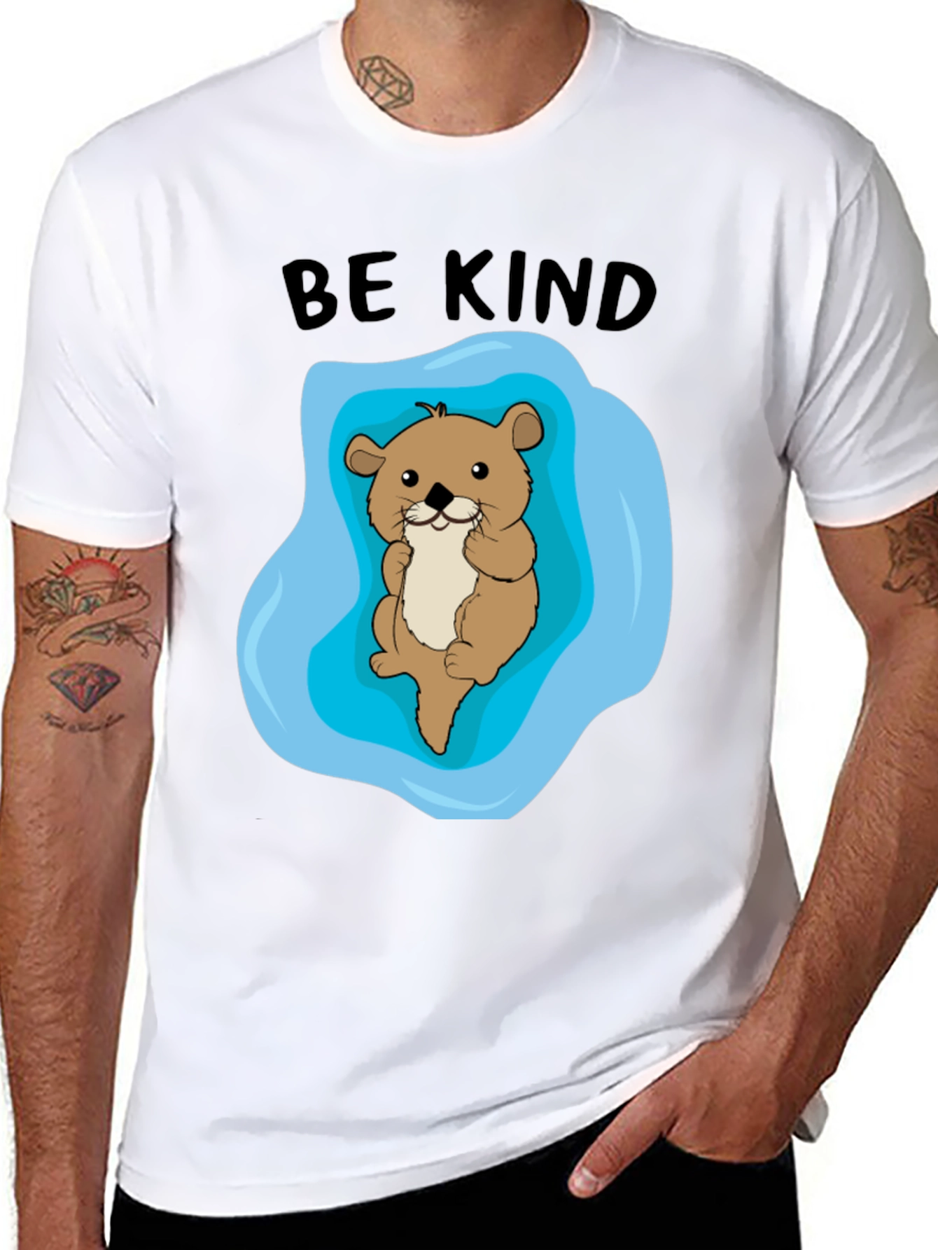 Be Kind Otter Graphic T-Shirt