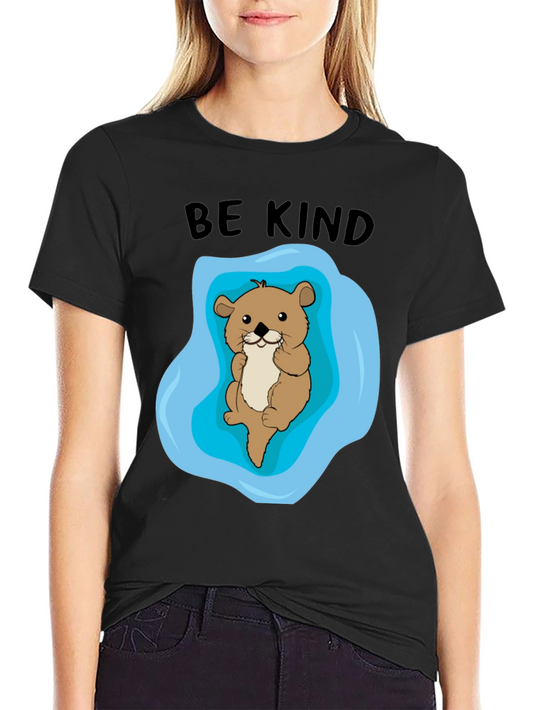 Be Kind Otter Graphic T-Shirt