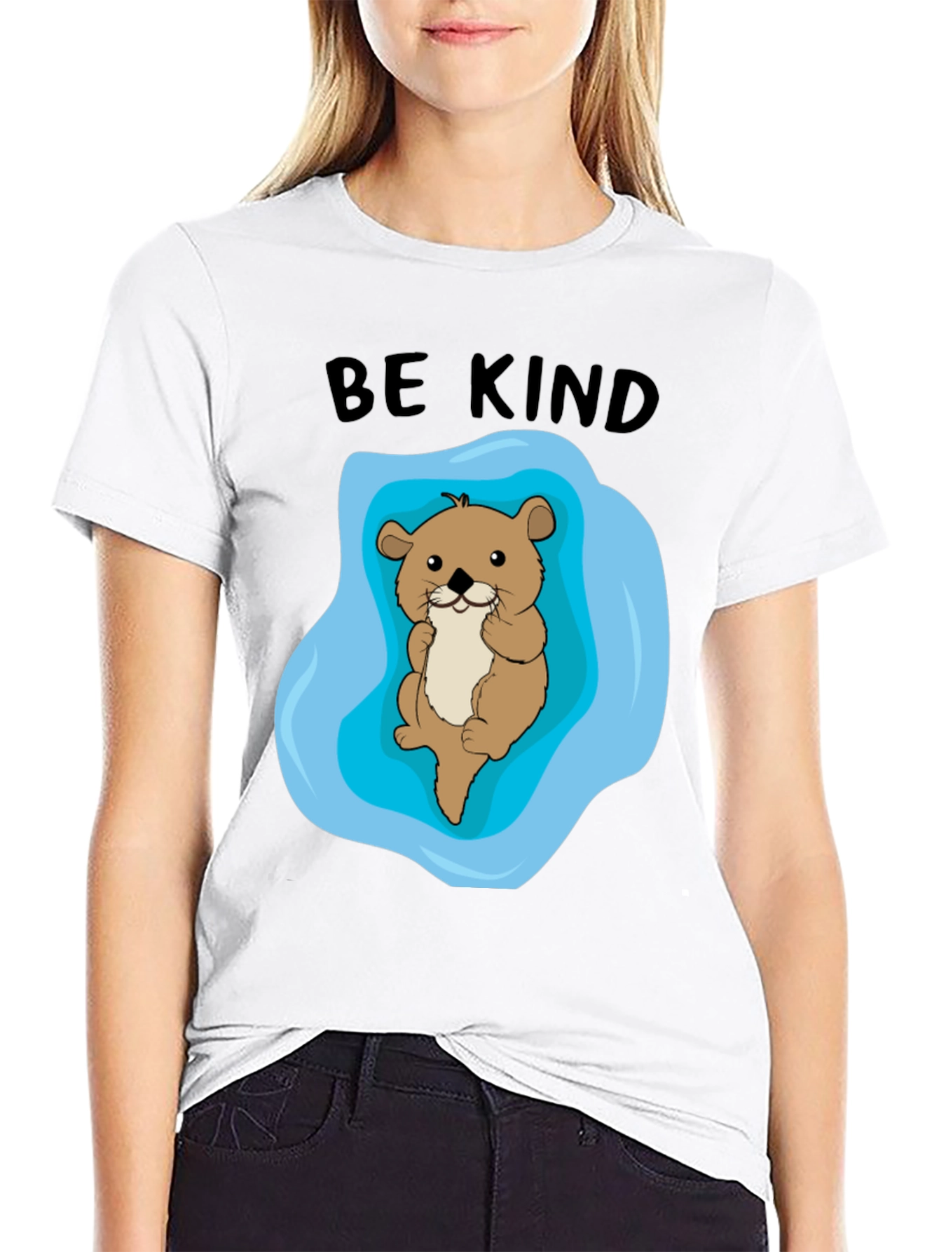 Be Kind Otter Graphic T-Shirt