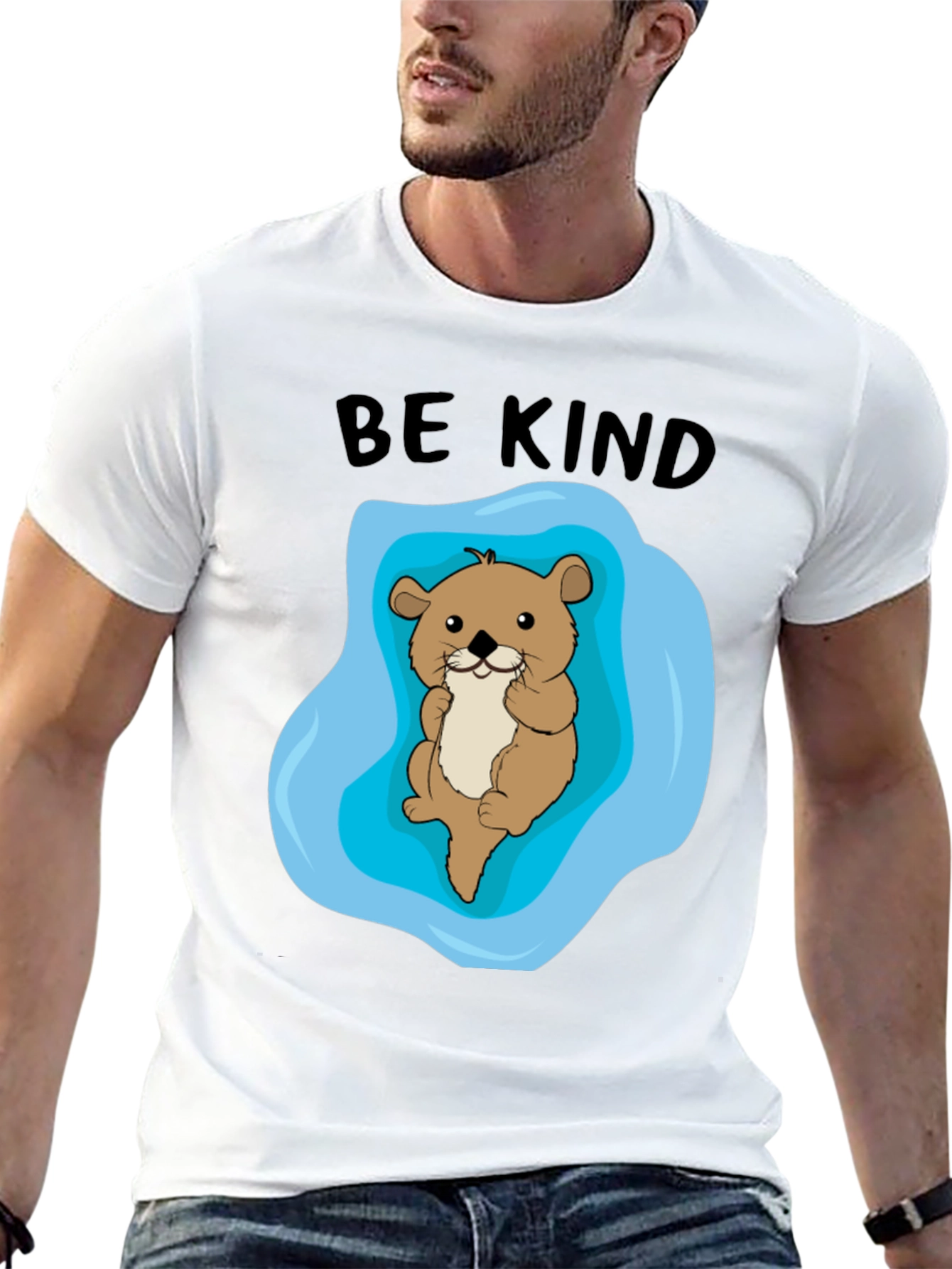 Be Kind Otter Graphic T-Shirt