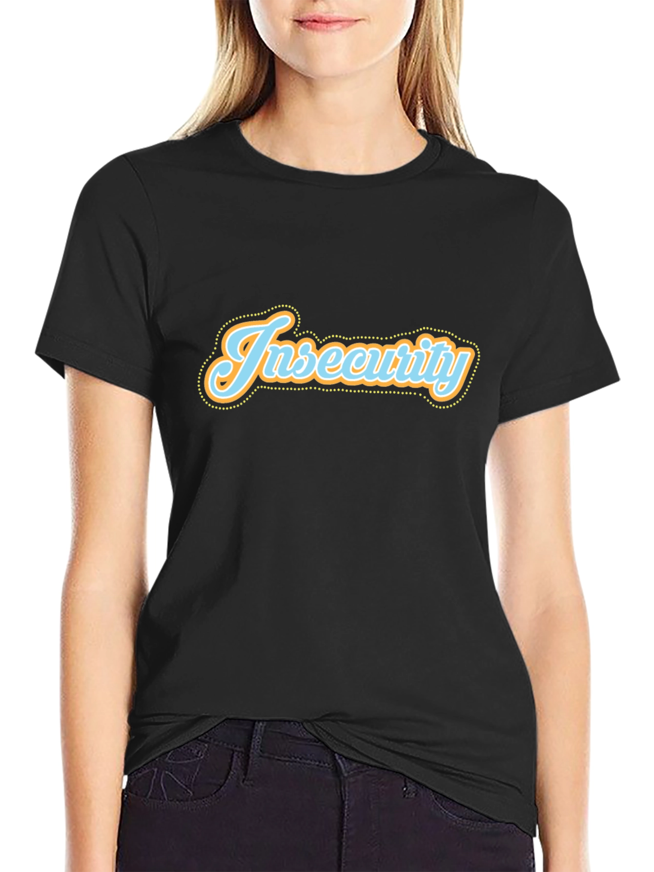 Insecurity T-Shirt - Soft Black Tee