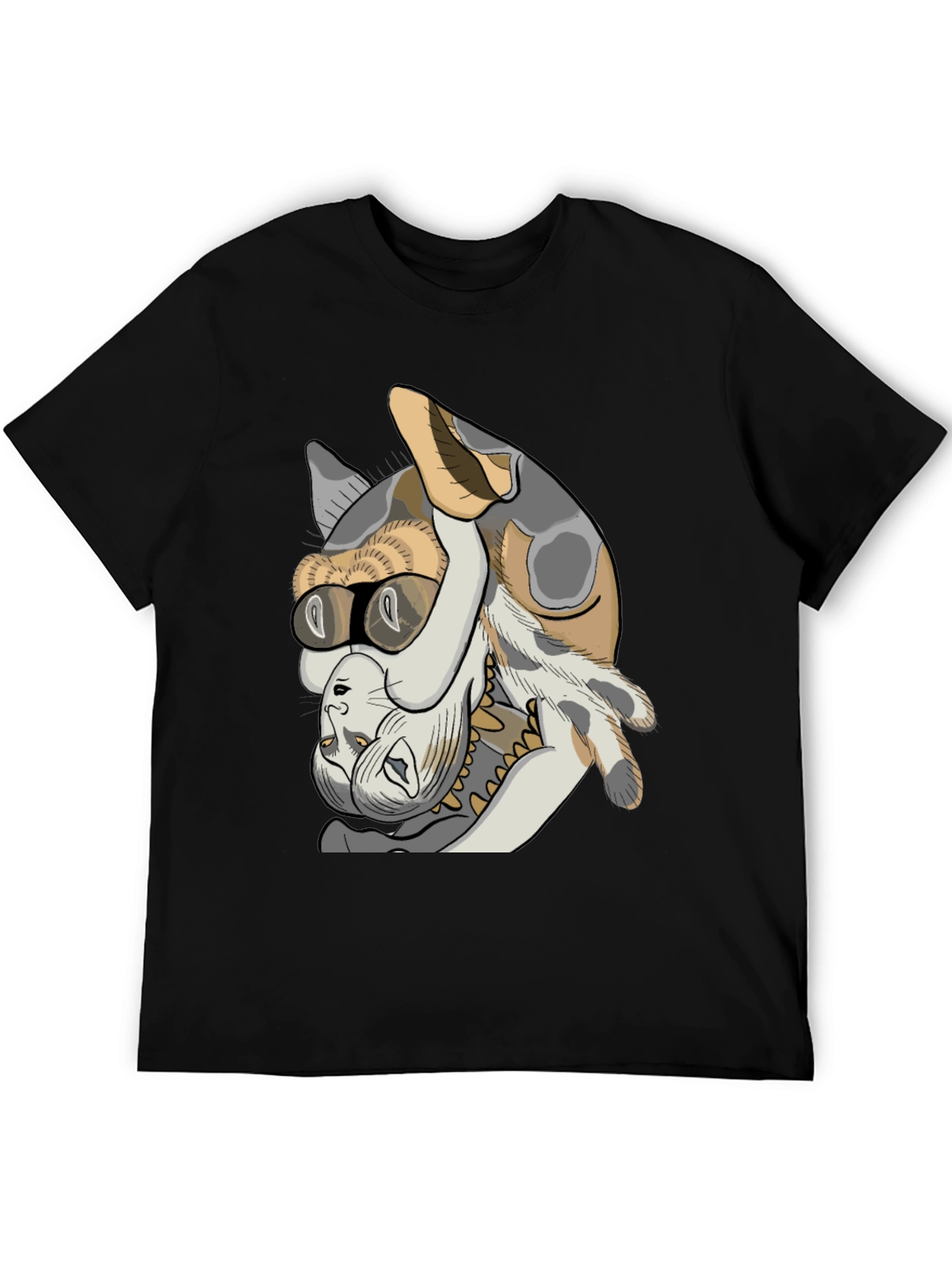 Cool Cat Graphic T-Shirt - Unisex Cotton Tee