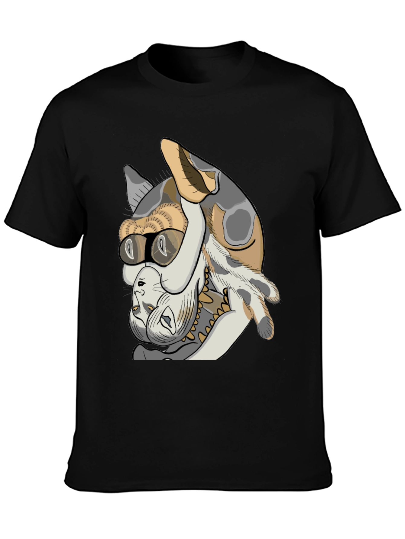 Cool Cat Graphic T-Shirt - Unisex Cotton Tee