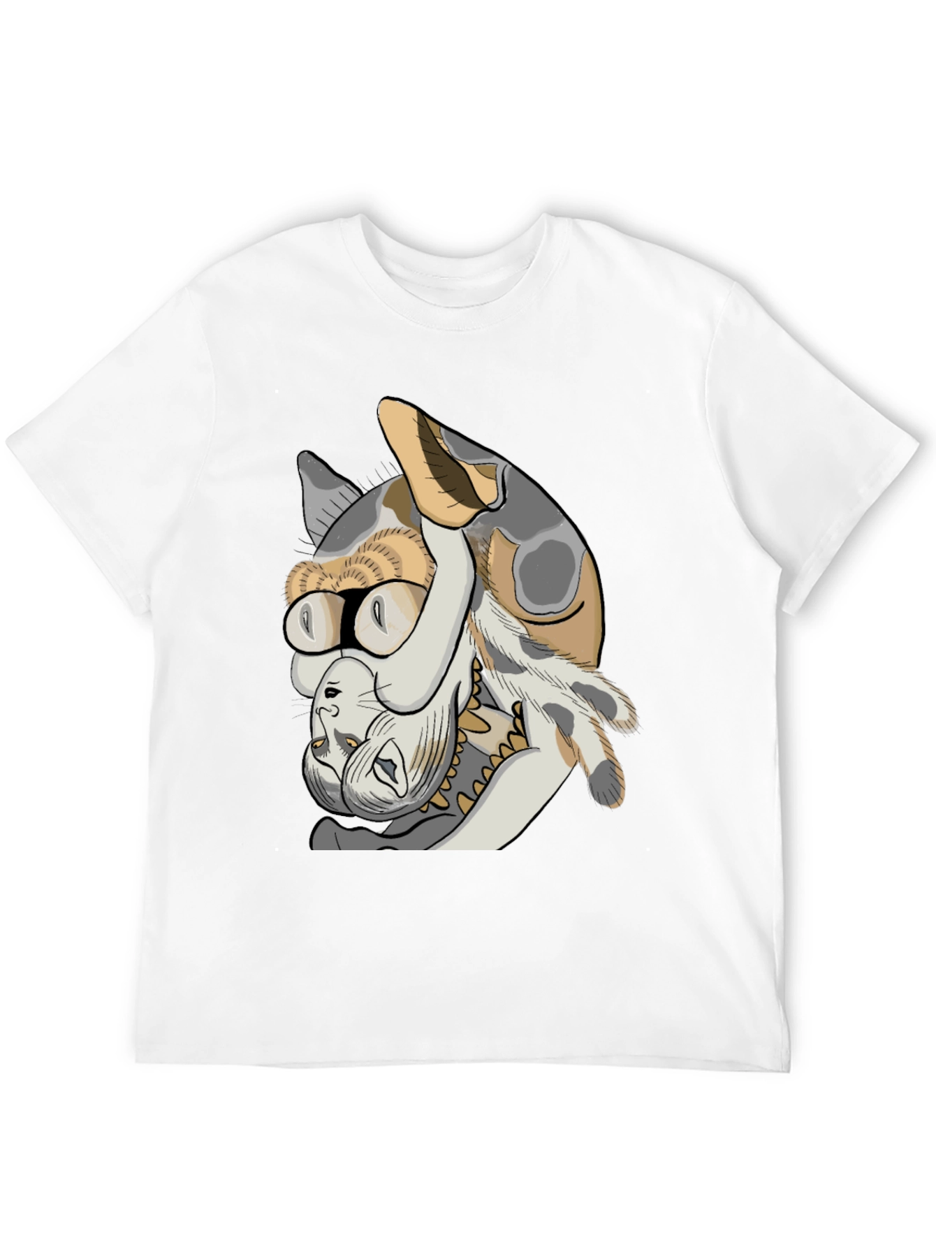 Cool Cat Graphic T-Shirt - Unisex Cotton Tee