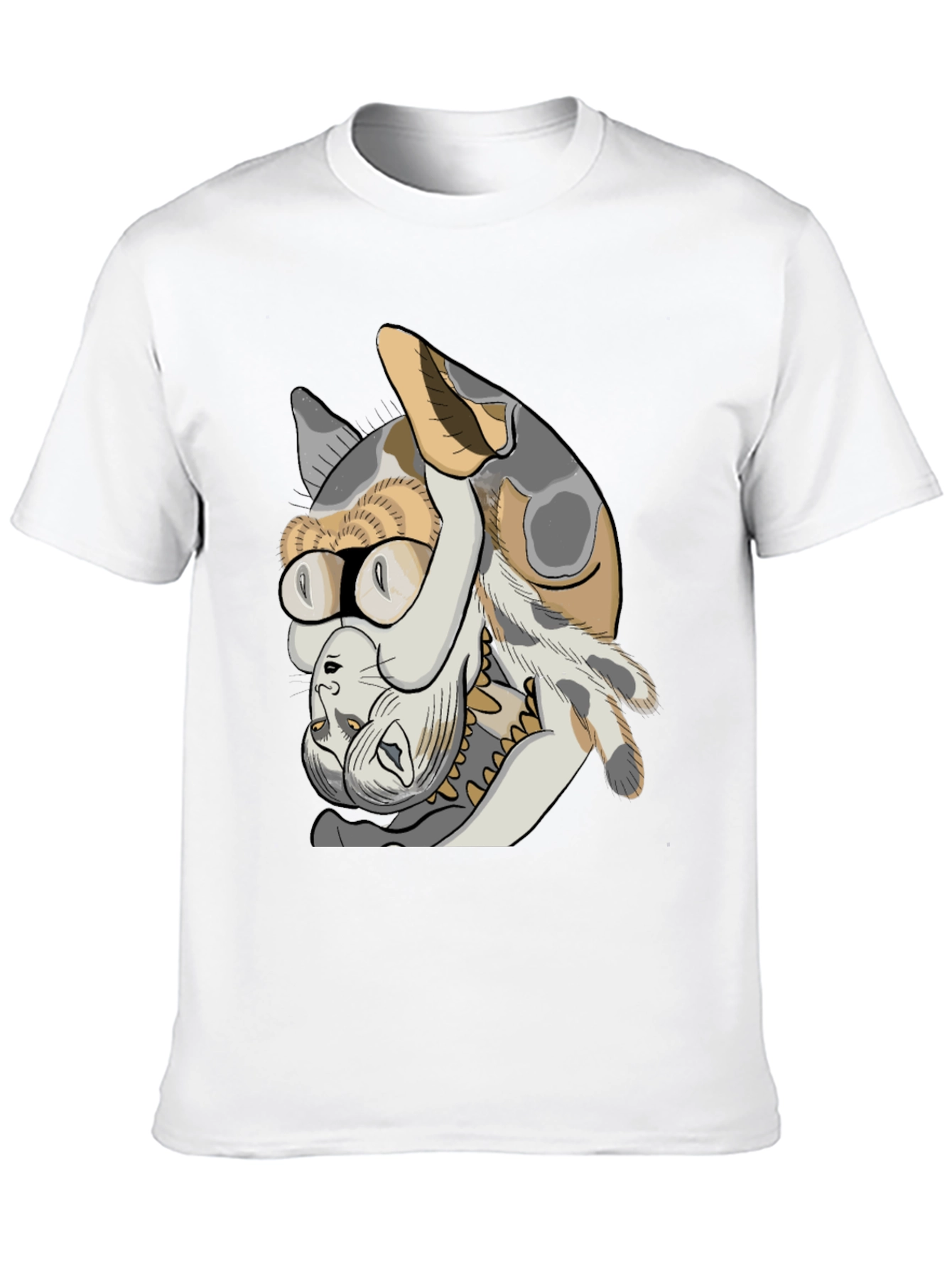 Cool Cat Graphic T-Shirt - Unisex Cotton Tee