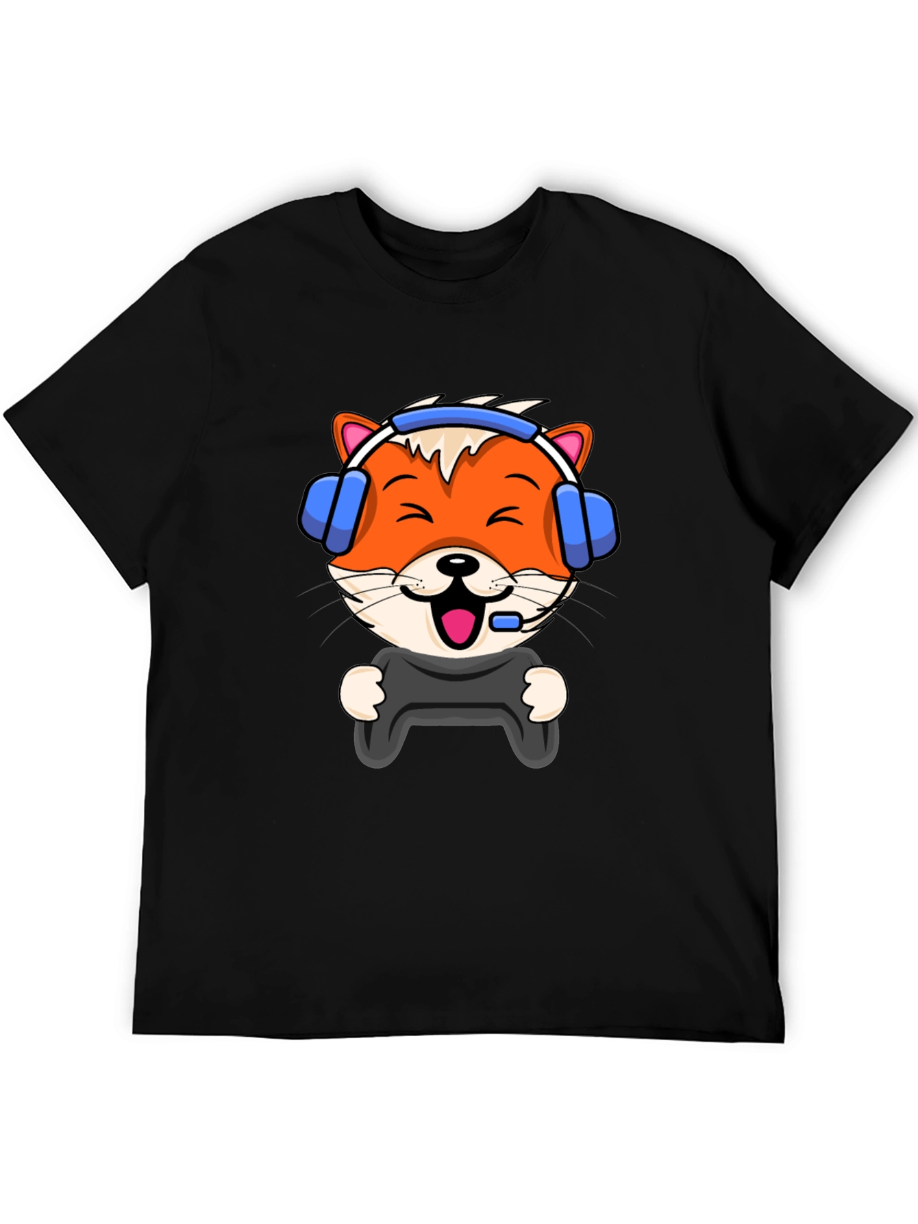 Gamer Fox Graphic Tee - Cool Comfort