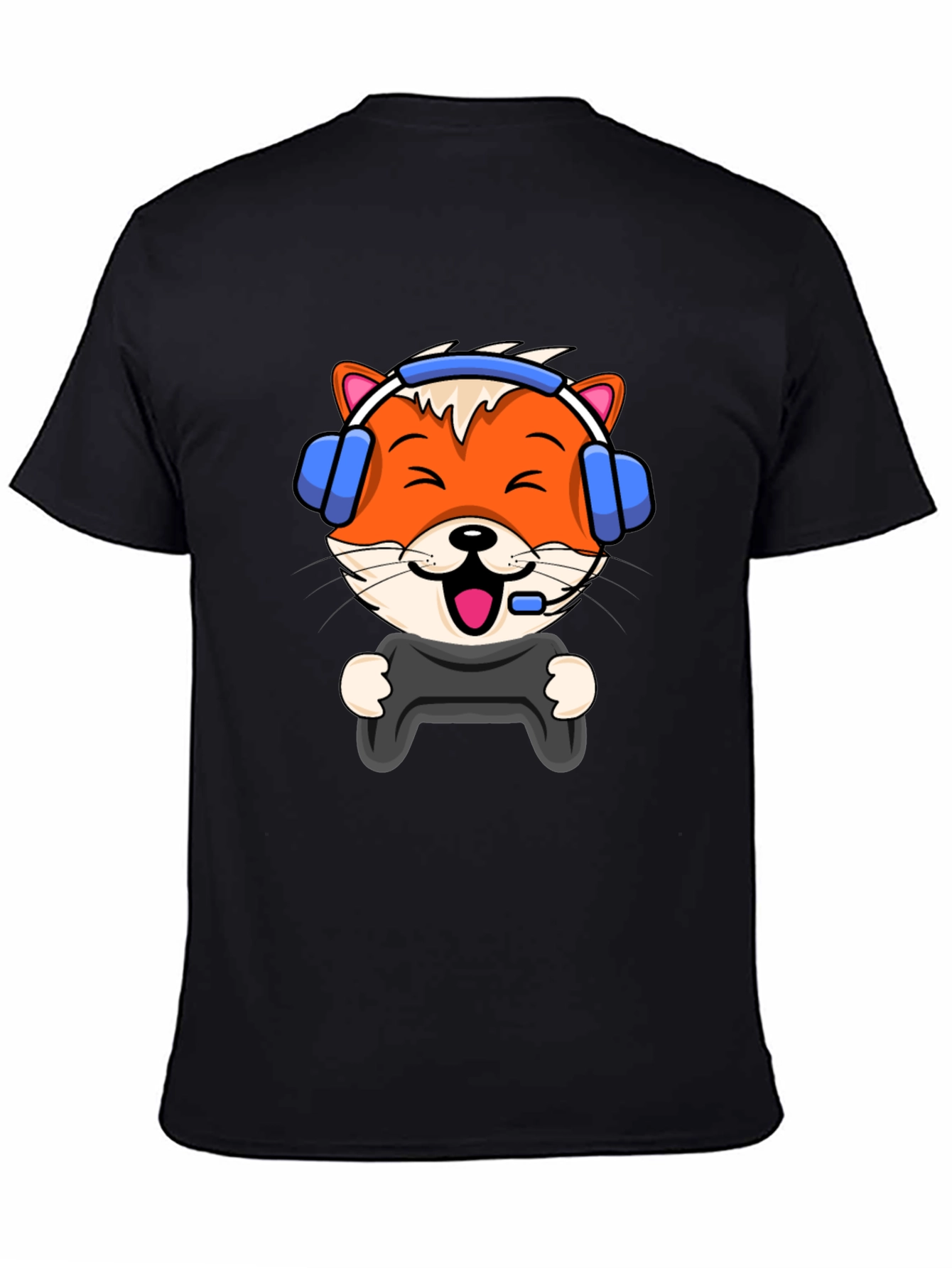 Gamer Fox Graphic Tee - Cool Comfort