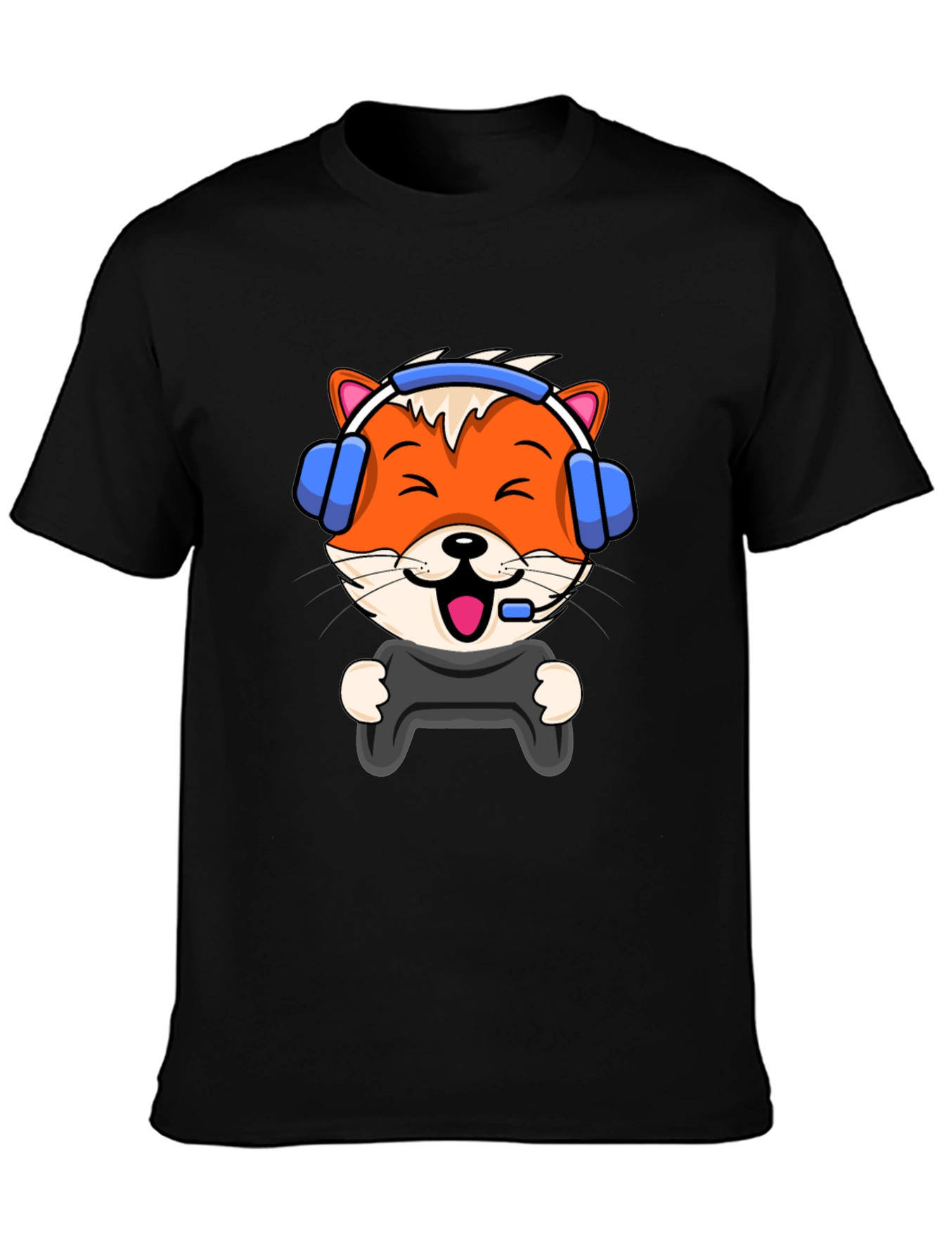 Gamer Fox Graphic Tee - Cool Comfort