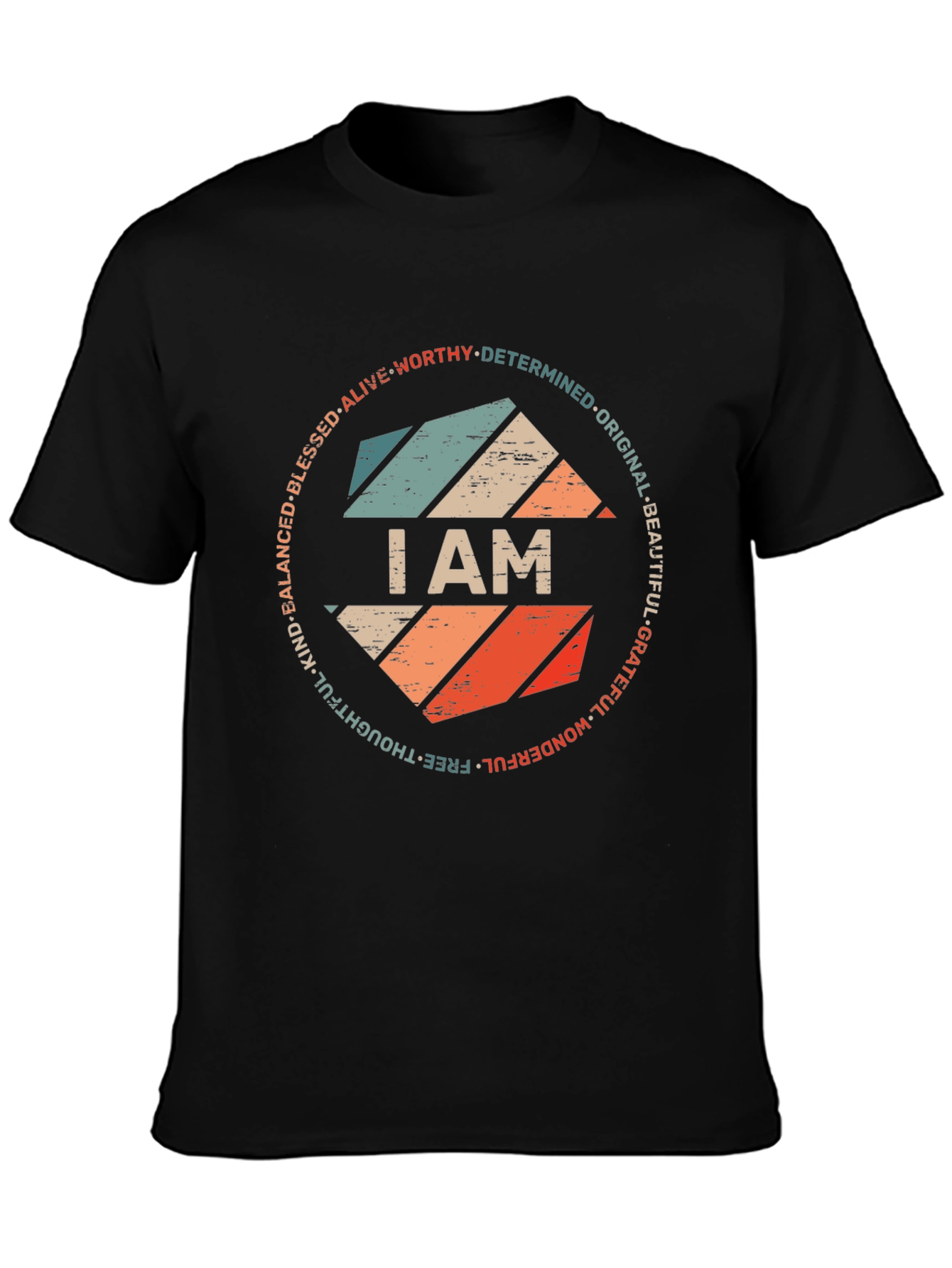 I AM - Positive Affirmations Graphic T-Shirt