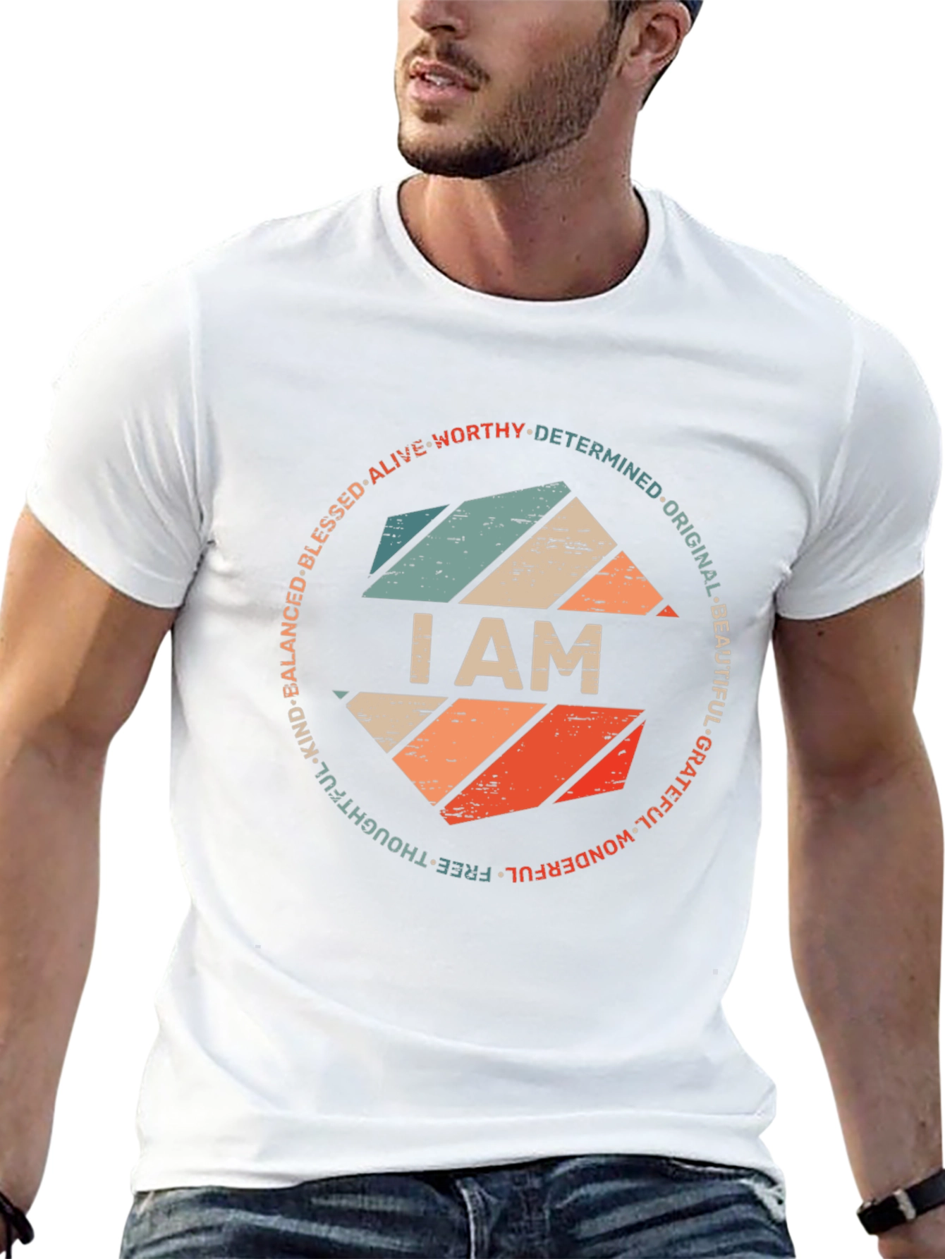 I AM - Positive Affirmations Graphic T-Shirt