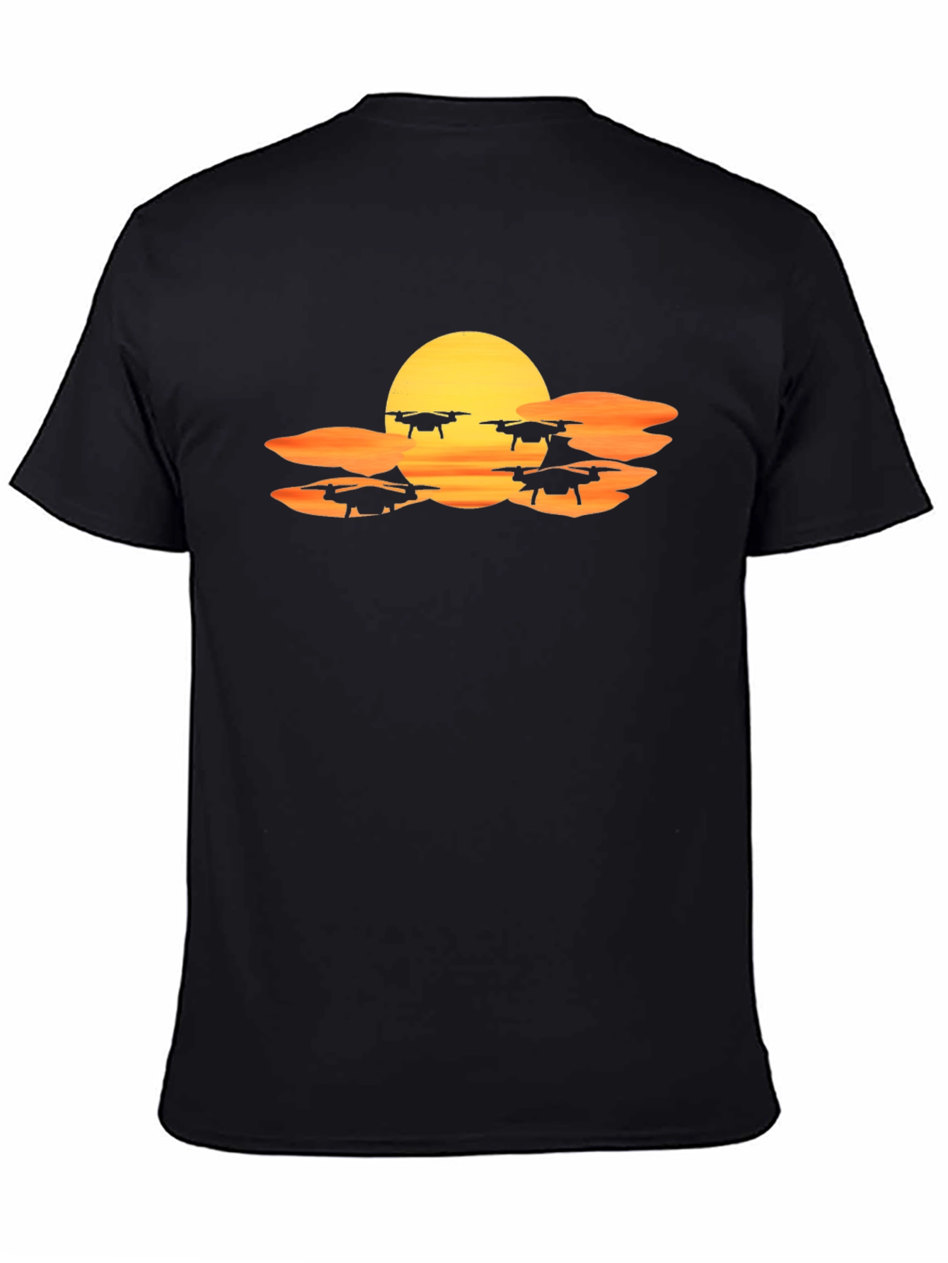 Drone Sunset T-Shirt - Fly High in Style!