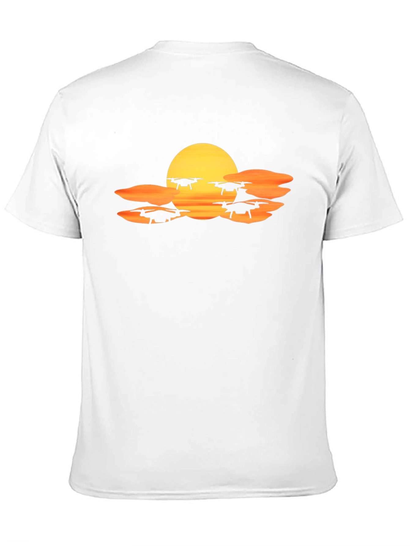 Drone Sunset T-Shirt - Fly High in Style!