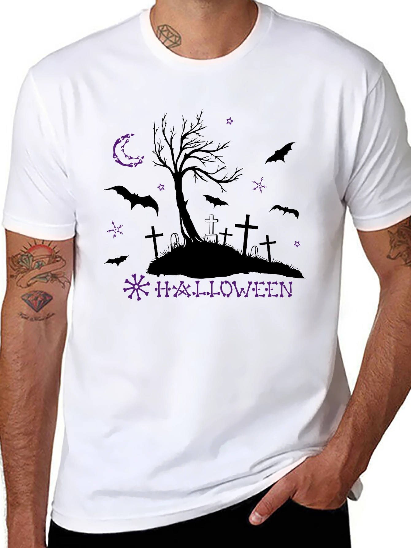 Halloween Graveyard T-Shirt