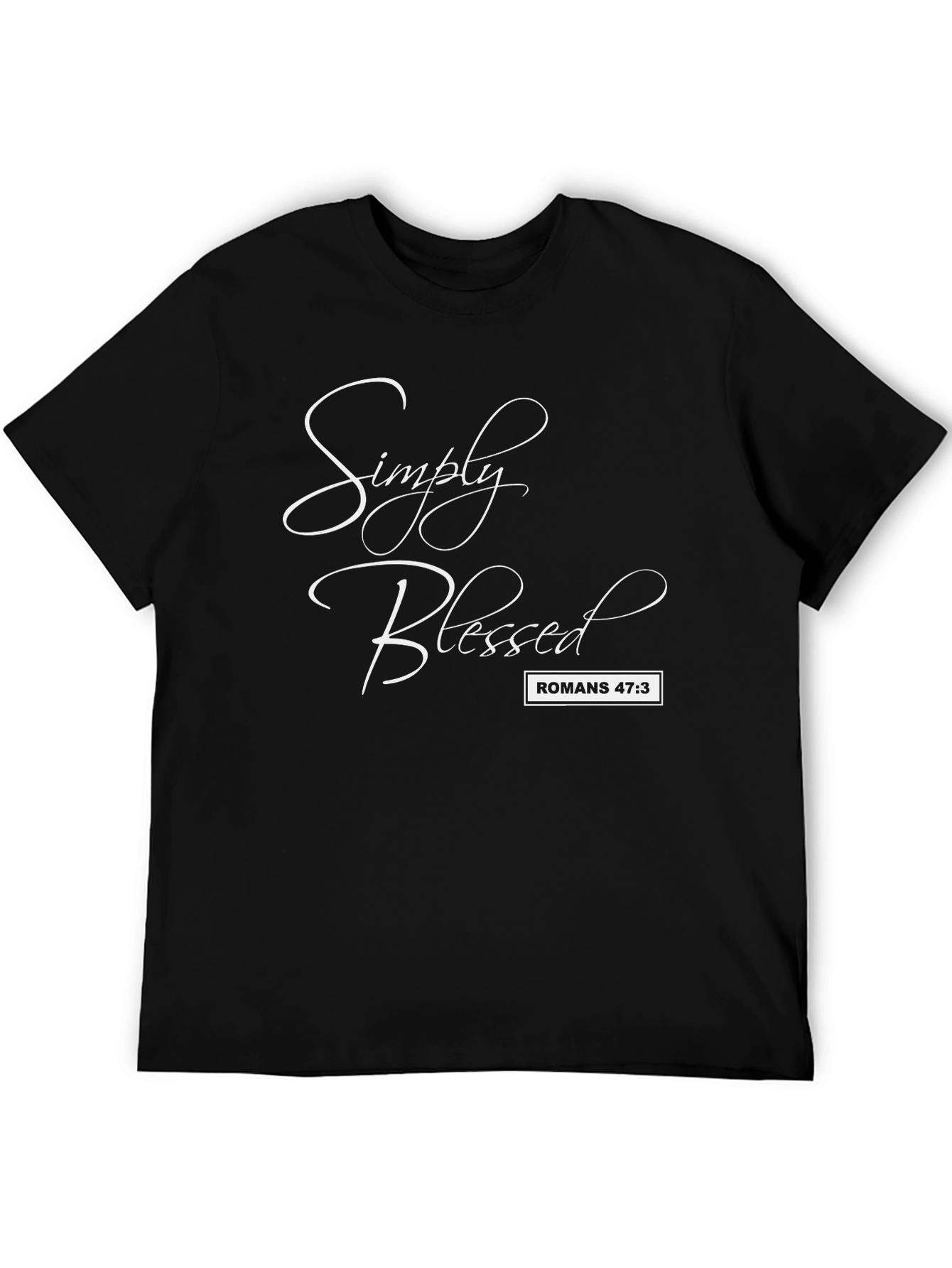 Simply Blessed Black T-Shirt
