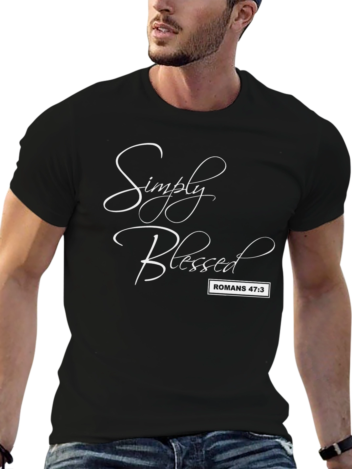 Simply Blessed Black T-Shirt