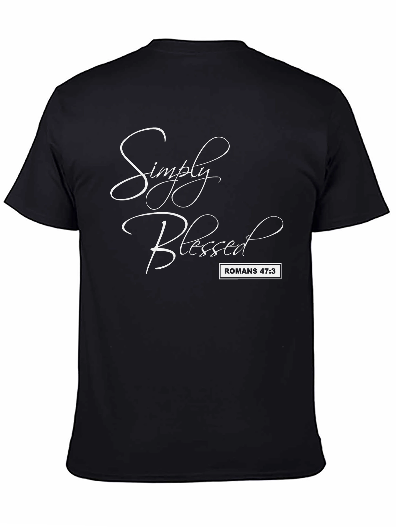 Simply Blessed Black T-Shirt