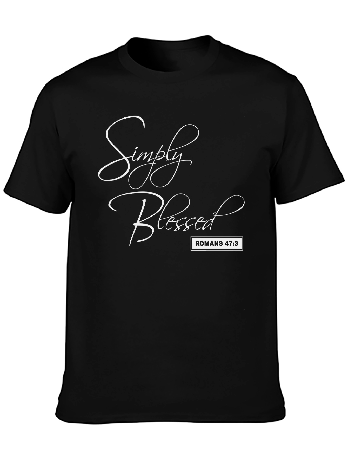 Simply Blessed Black T-Shirt