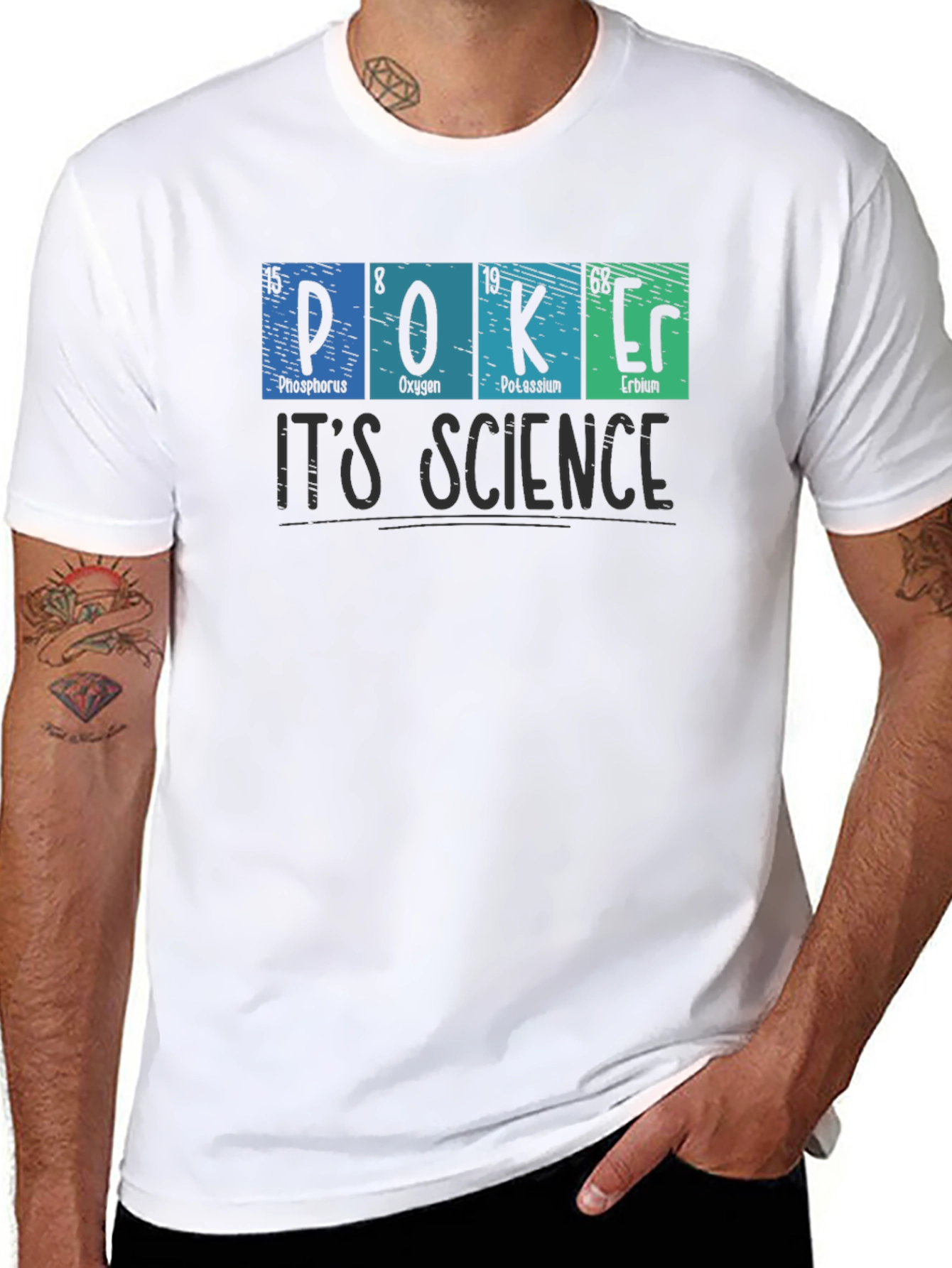 Poker is Science Graphic T-Shirt