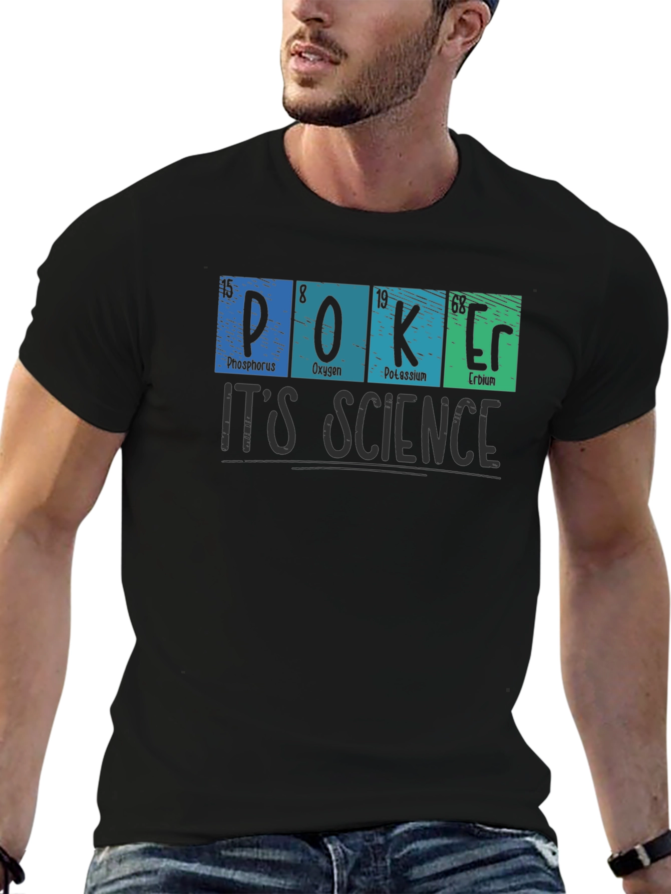Poker is Science Graphic T-Shirt