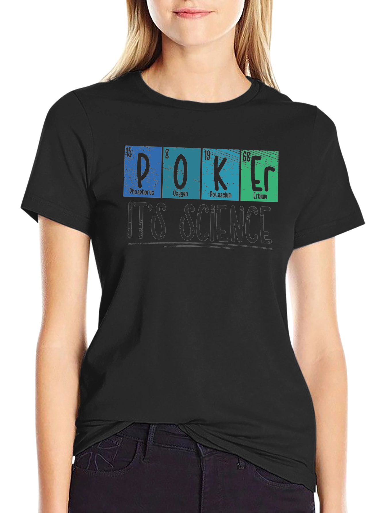 Poker is Science Graphic T-Shirt