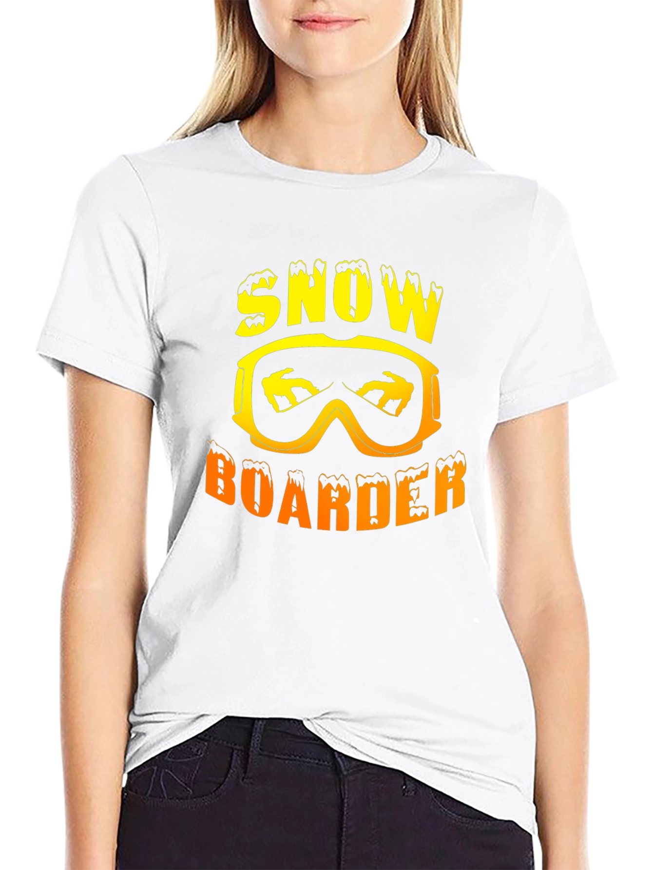 Snowboarder Graphic T-Shirt - Cool Winter Sports Tee