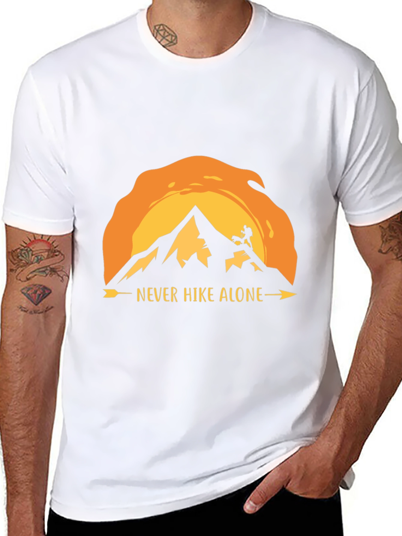 Never Hike Alone Graphic T-Shirt