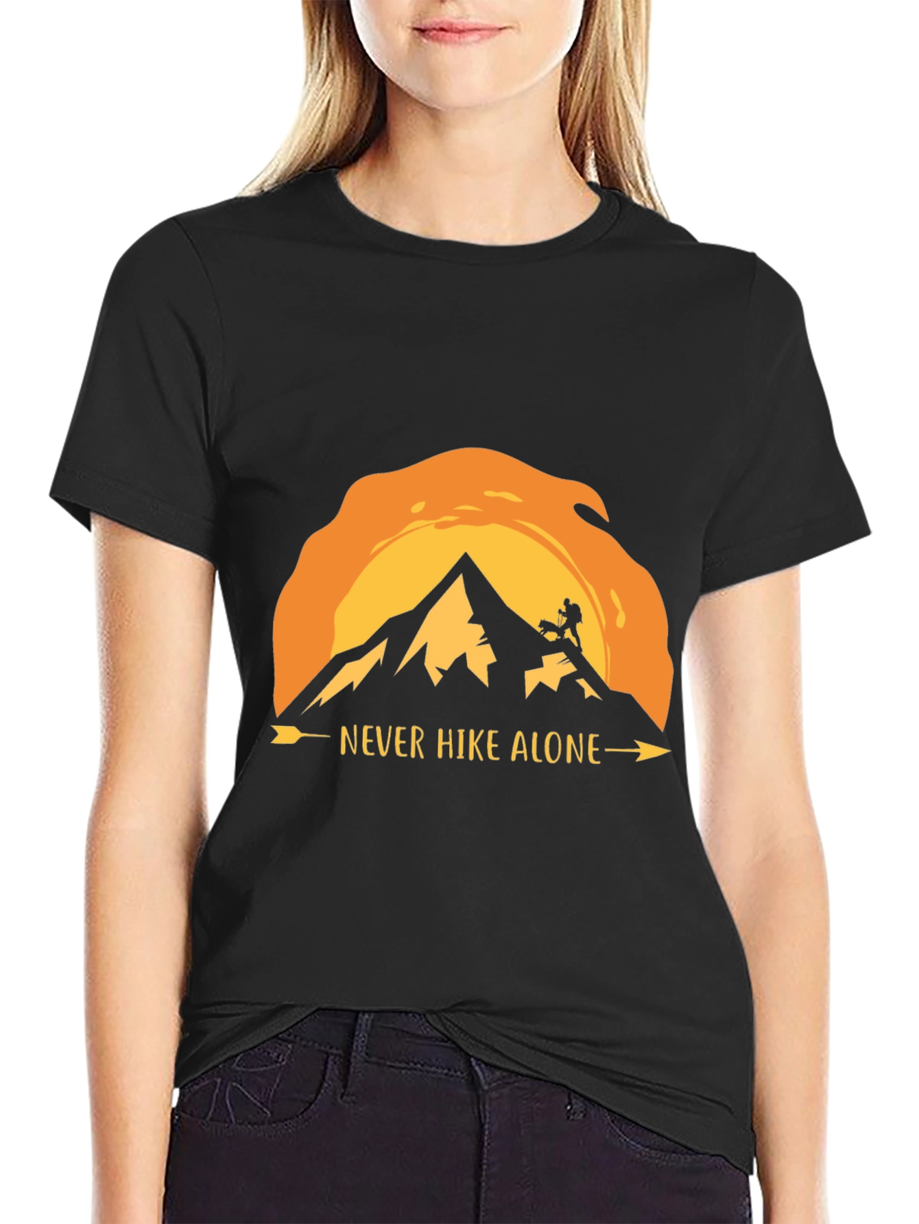 Never Hike Alone Graphic T-Shirt