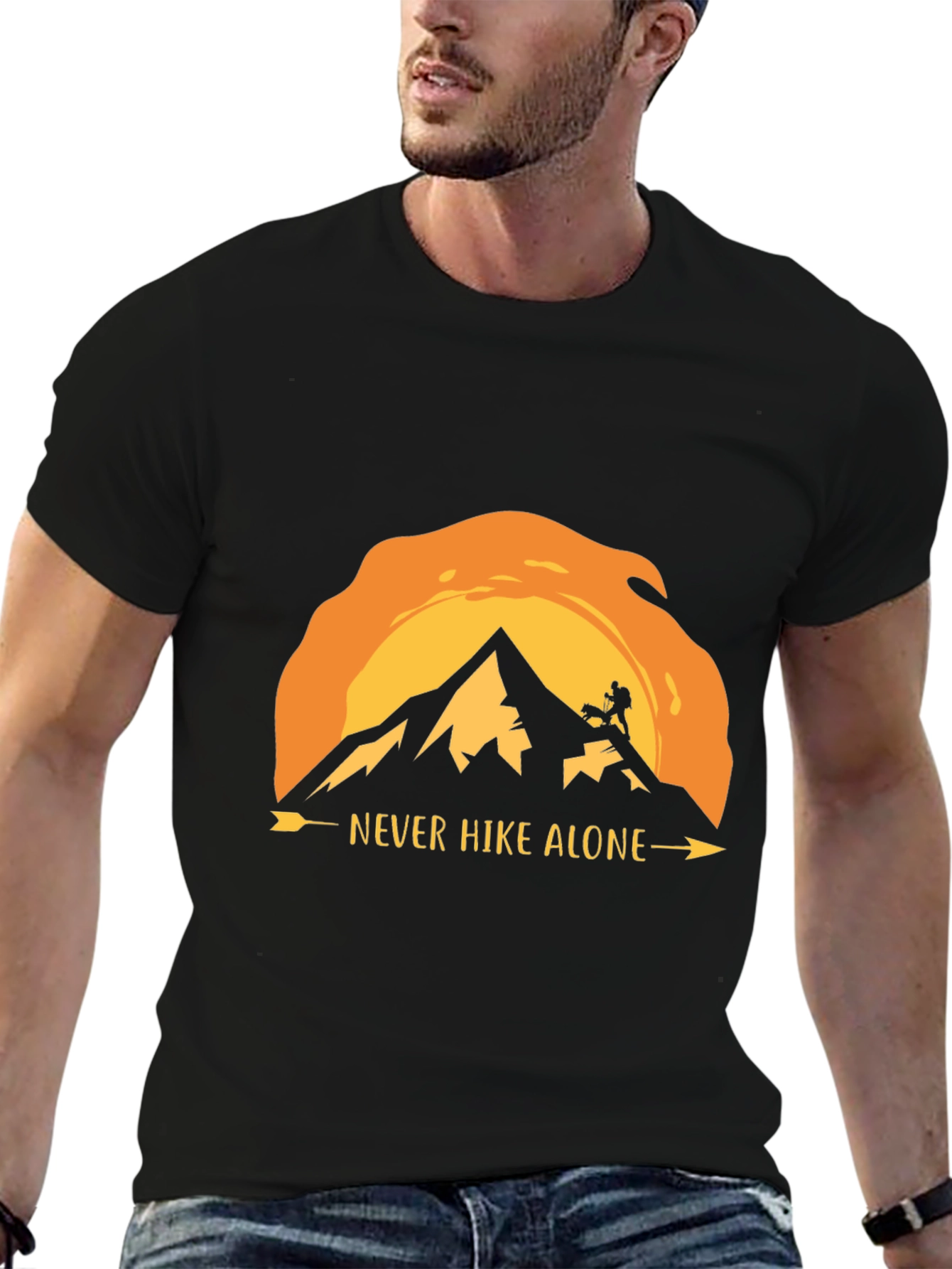 Never Hike Alone Graphic T-Shirt