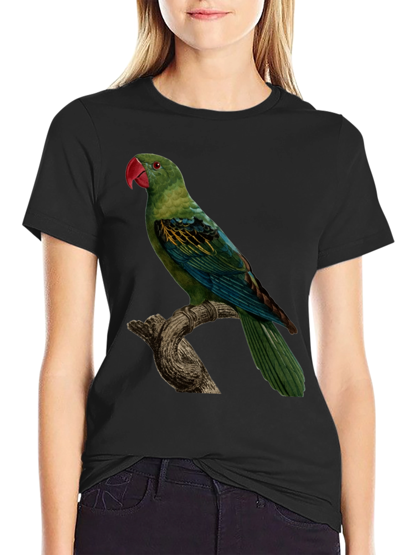 Parrot Graphic Tee - Unique Bird Design