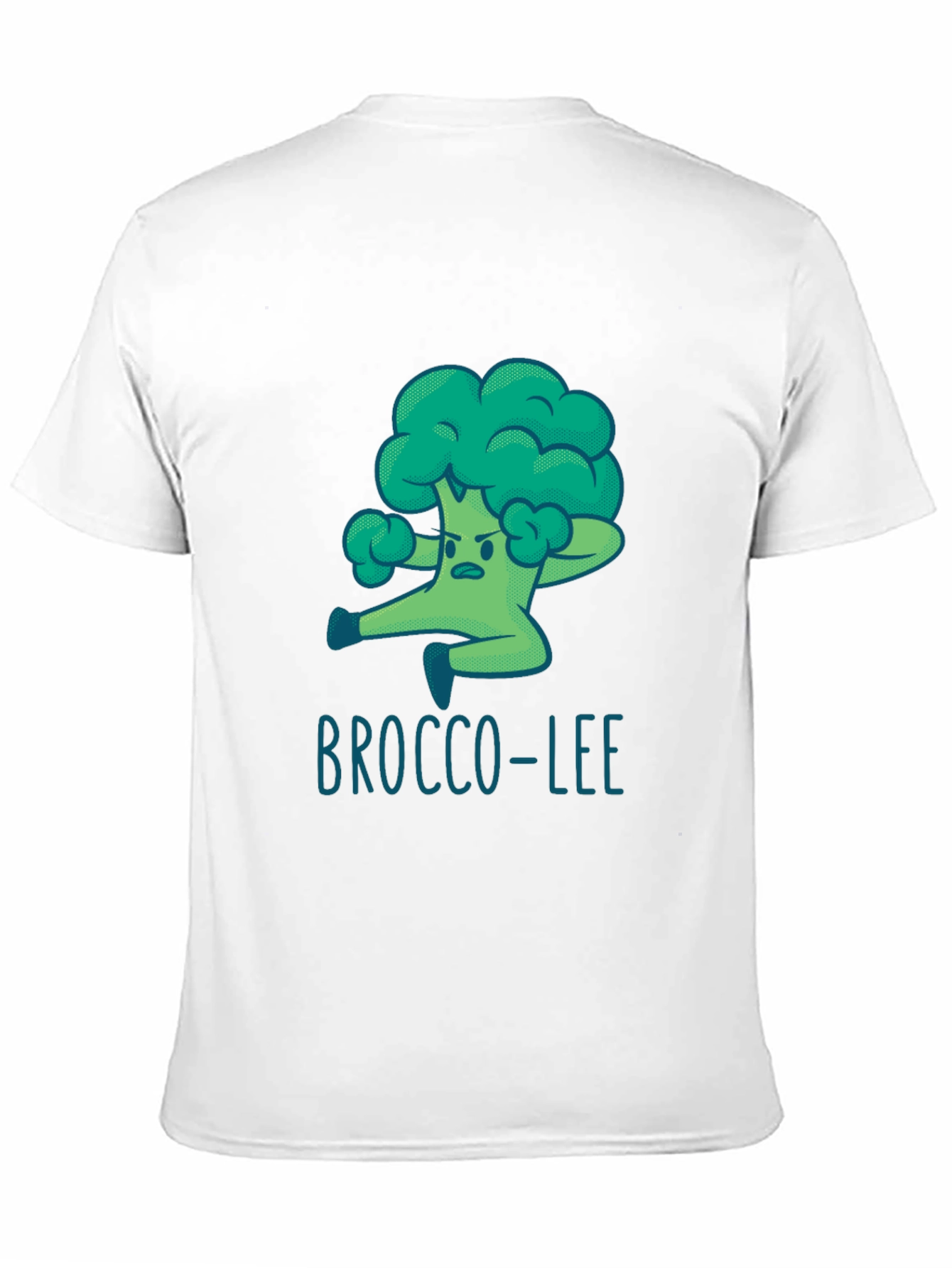 Brocco-Lee T-Shirt - Funny Cartoon Broccoli Martial Arts Tee