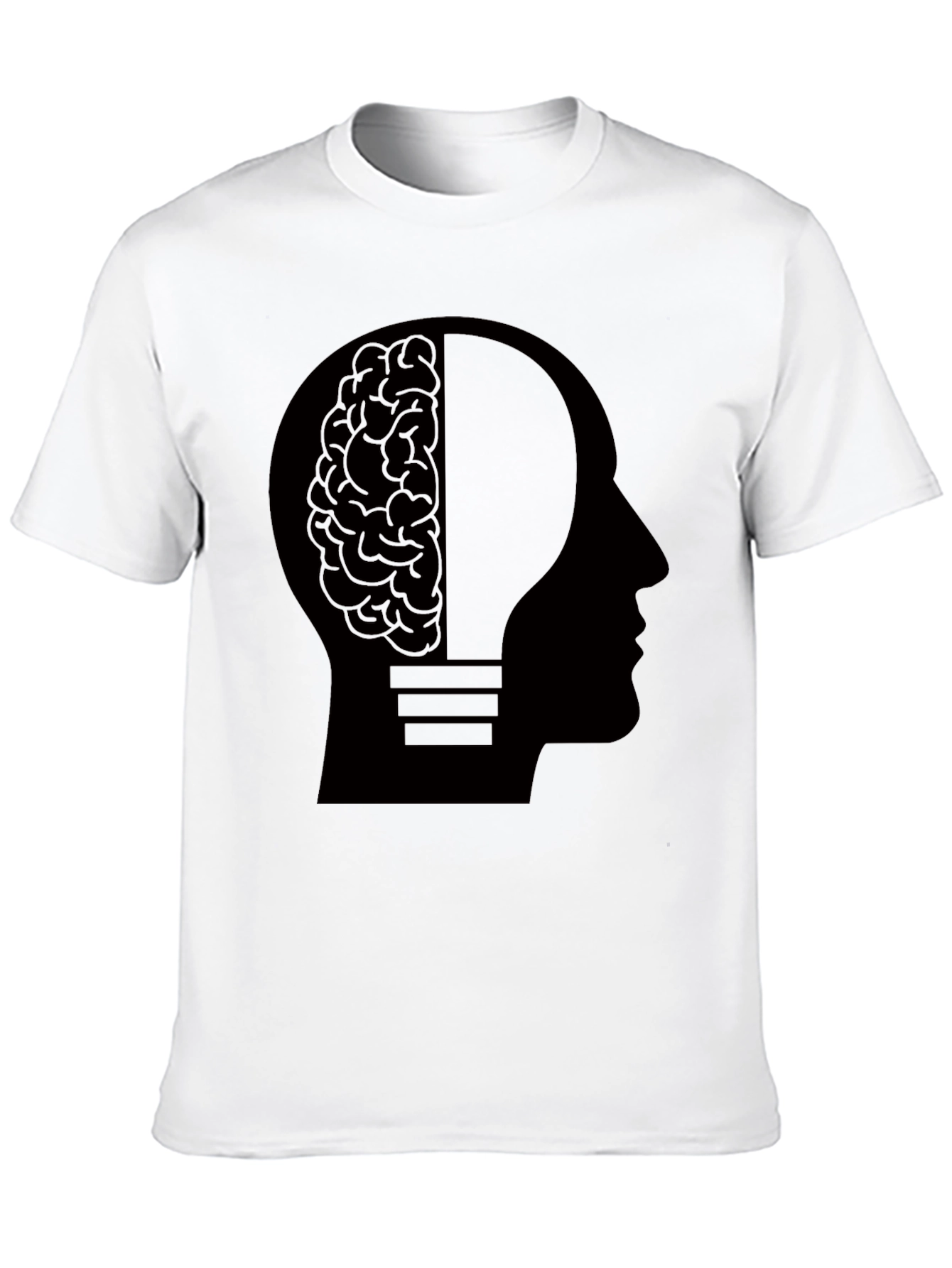 Brainy Idea T-Shirt - Black Creative Mind Tee