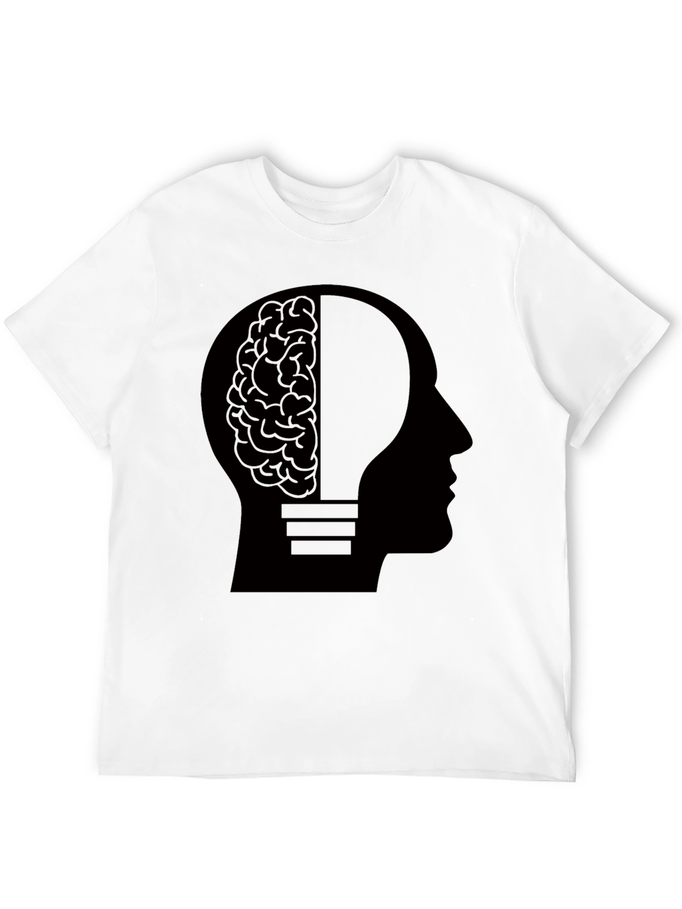 Brainy Idea T-Shirt - Black Creative Mind Tee