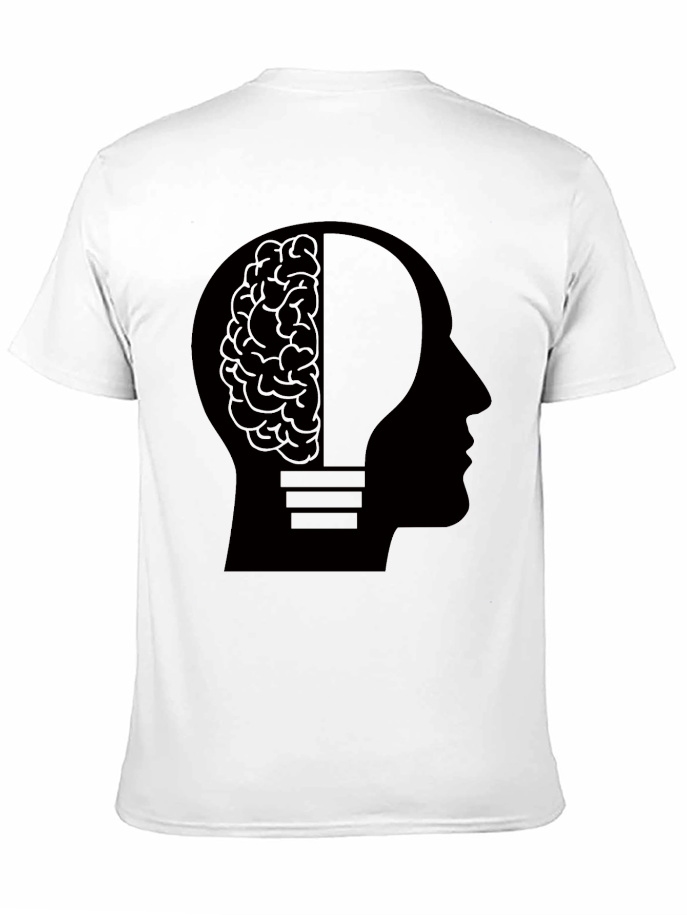 Brainy Idea T-Shirt - Black Creative Mind Tee