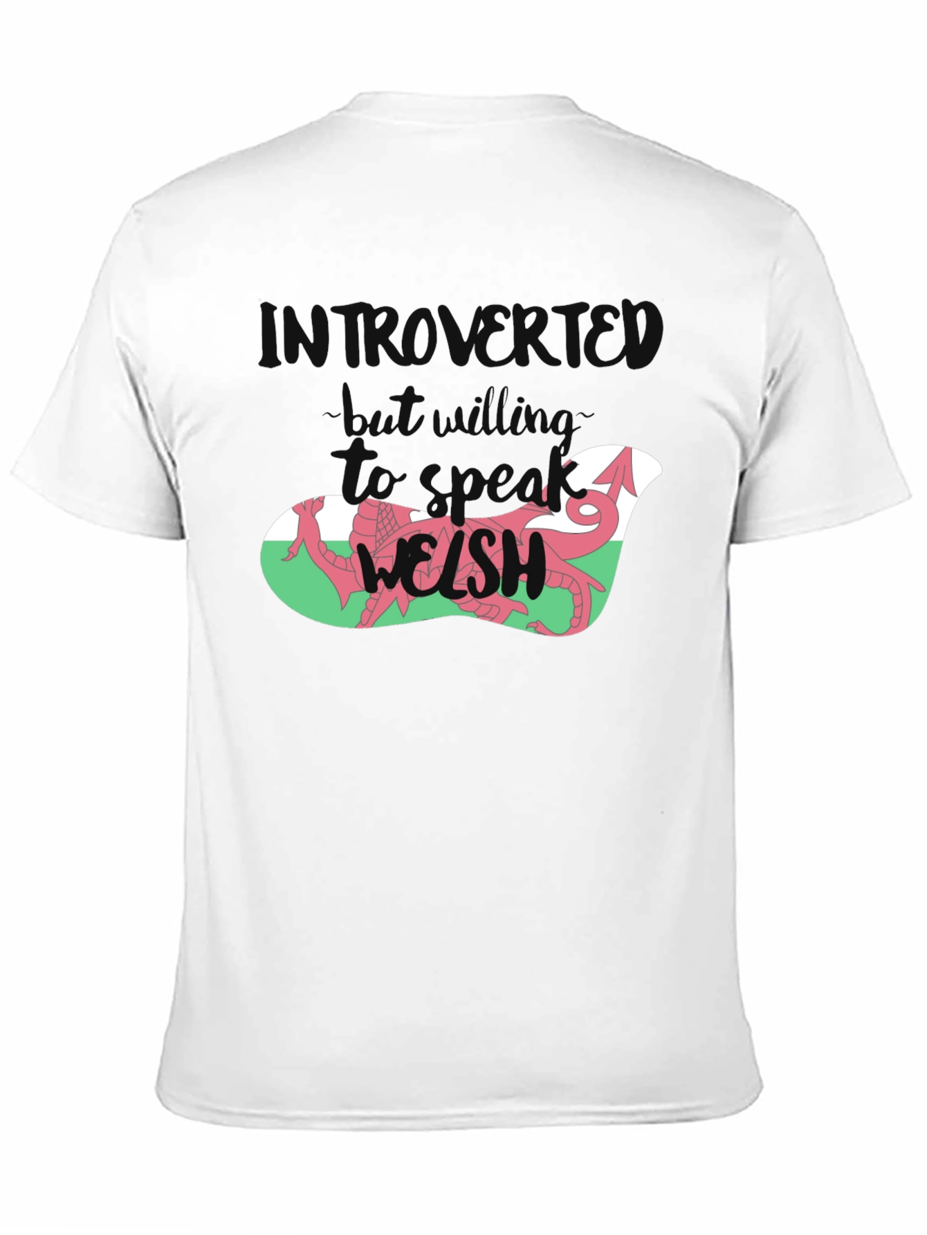Introvert Welsh Dragon Graphic Tee