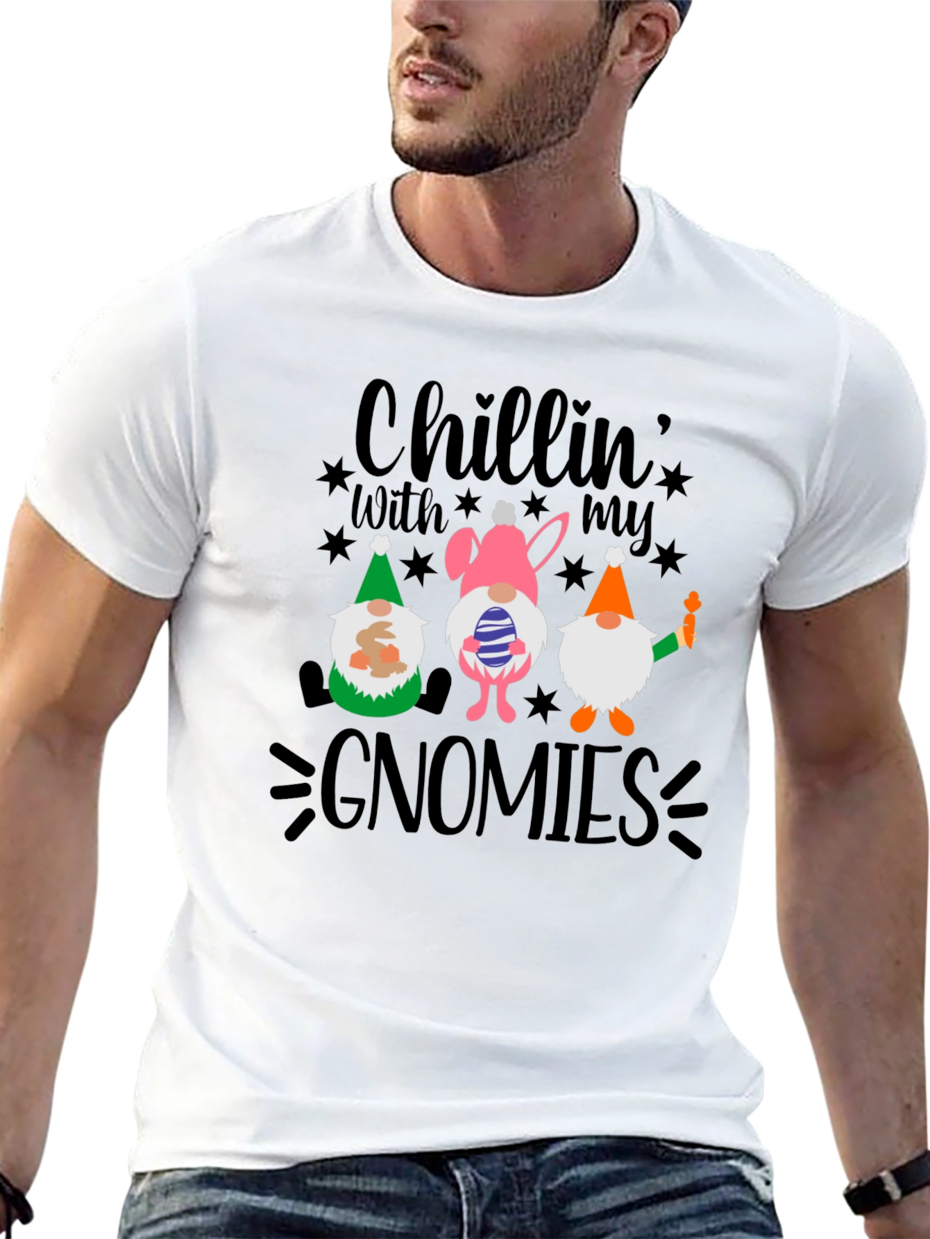 Chillin with My Gnomies Easter T-Shirt