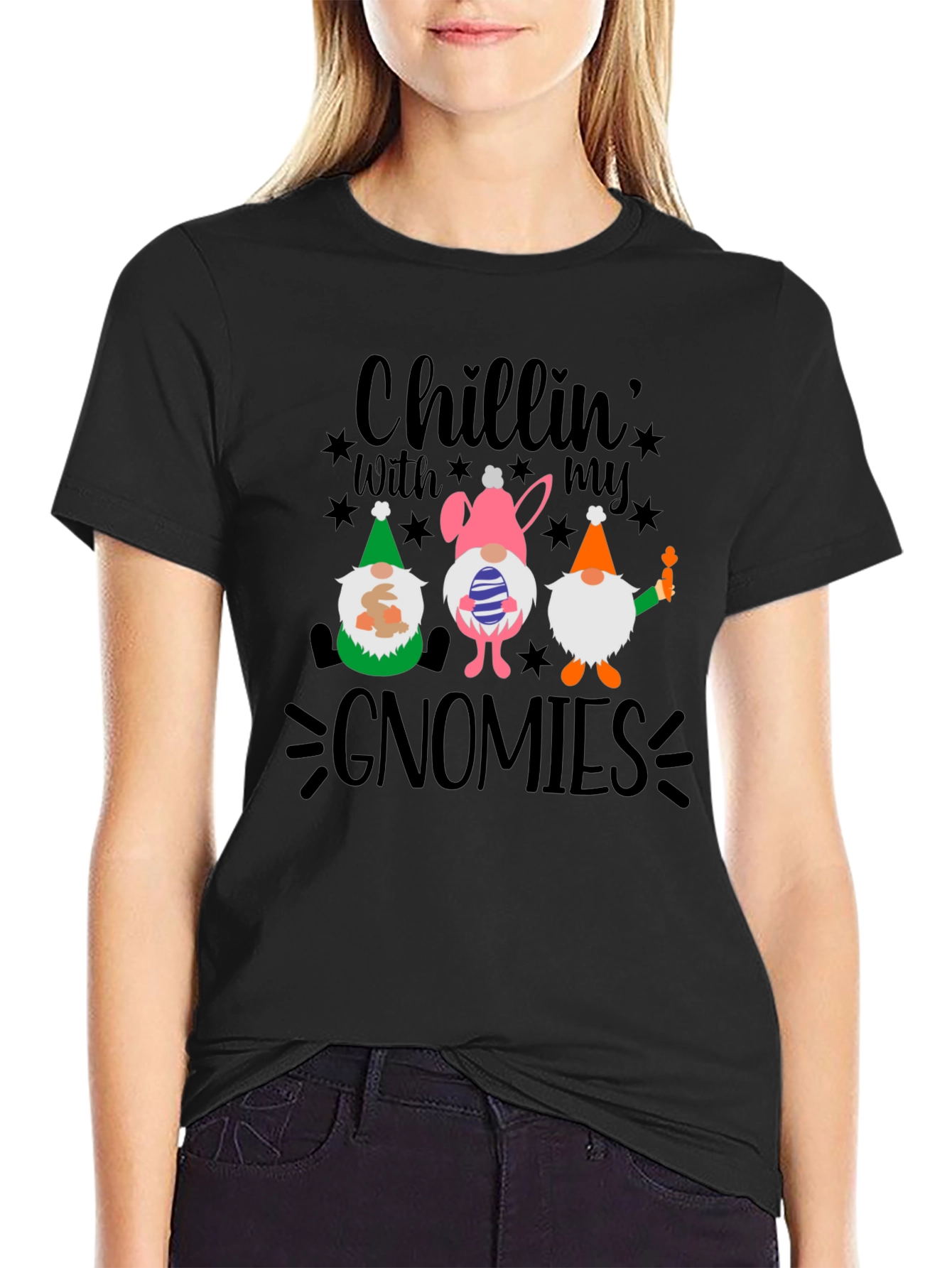 Chillin with My Gnomies Easter T-Shirt