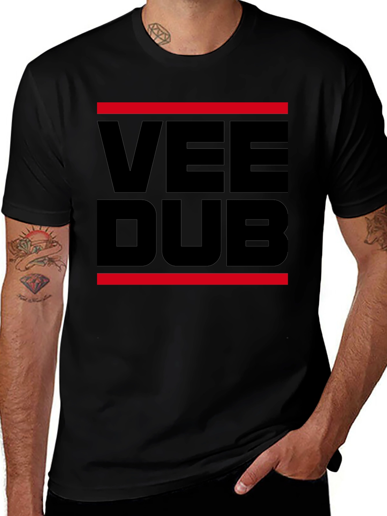 Vee Dub Black Graphic Tee