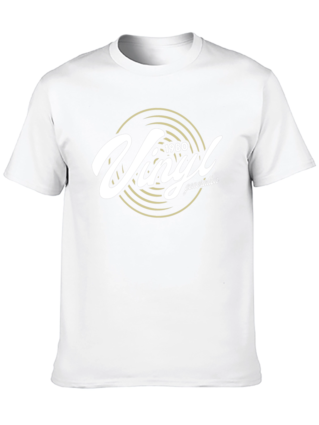 Vinyl Generation 1980 T-Shirt - Retro Music Tee