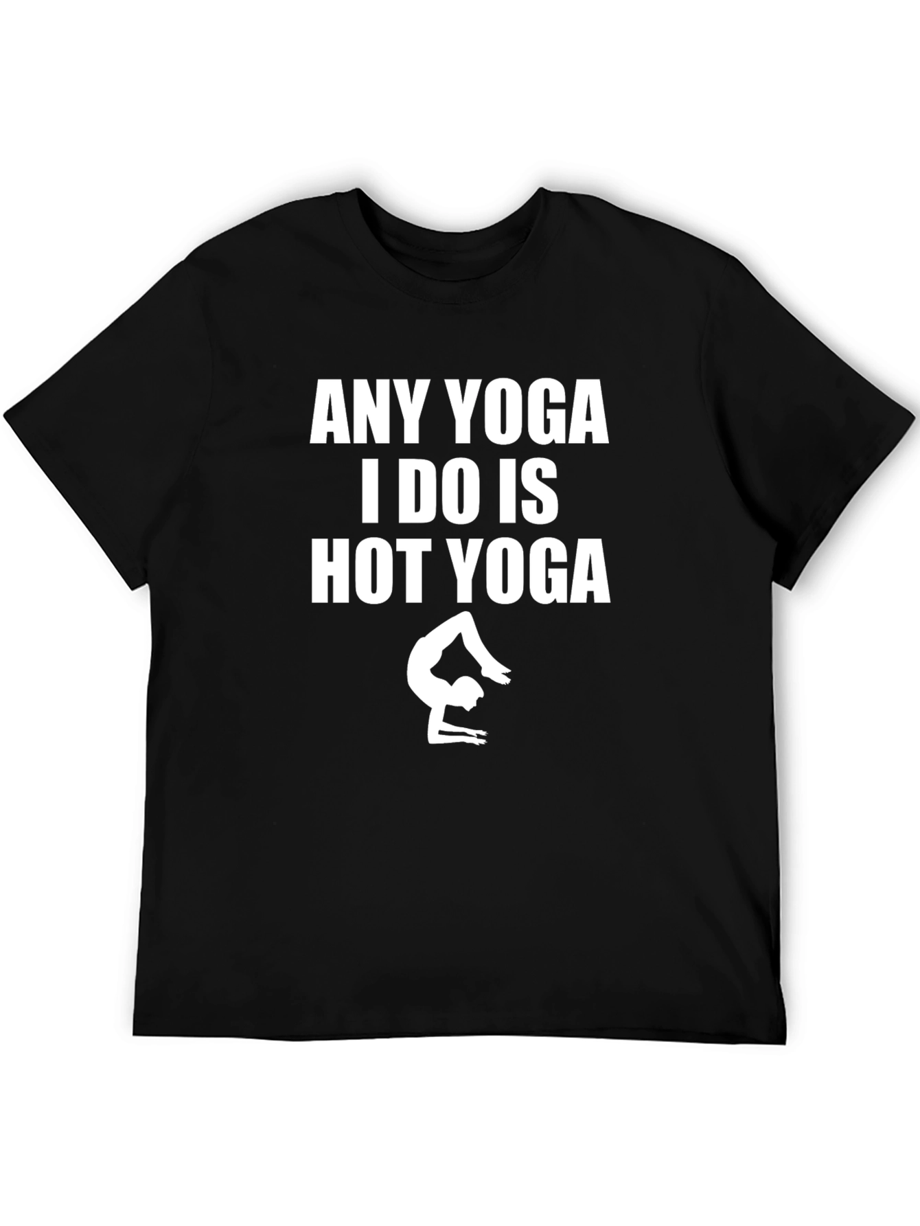 Hot Yoga T-Shirt - Unisex Black Tee