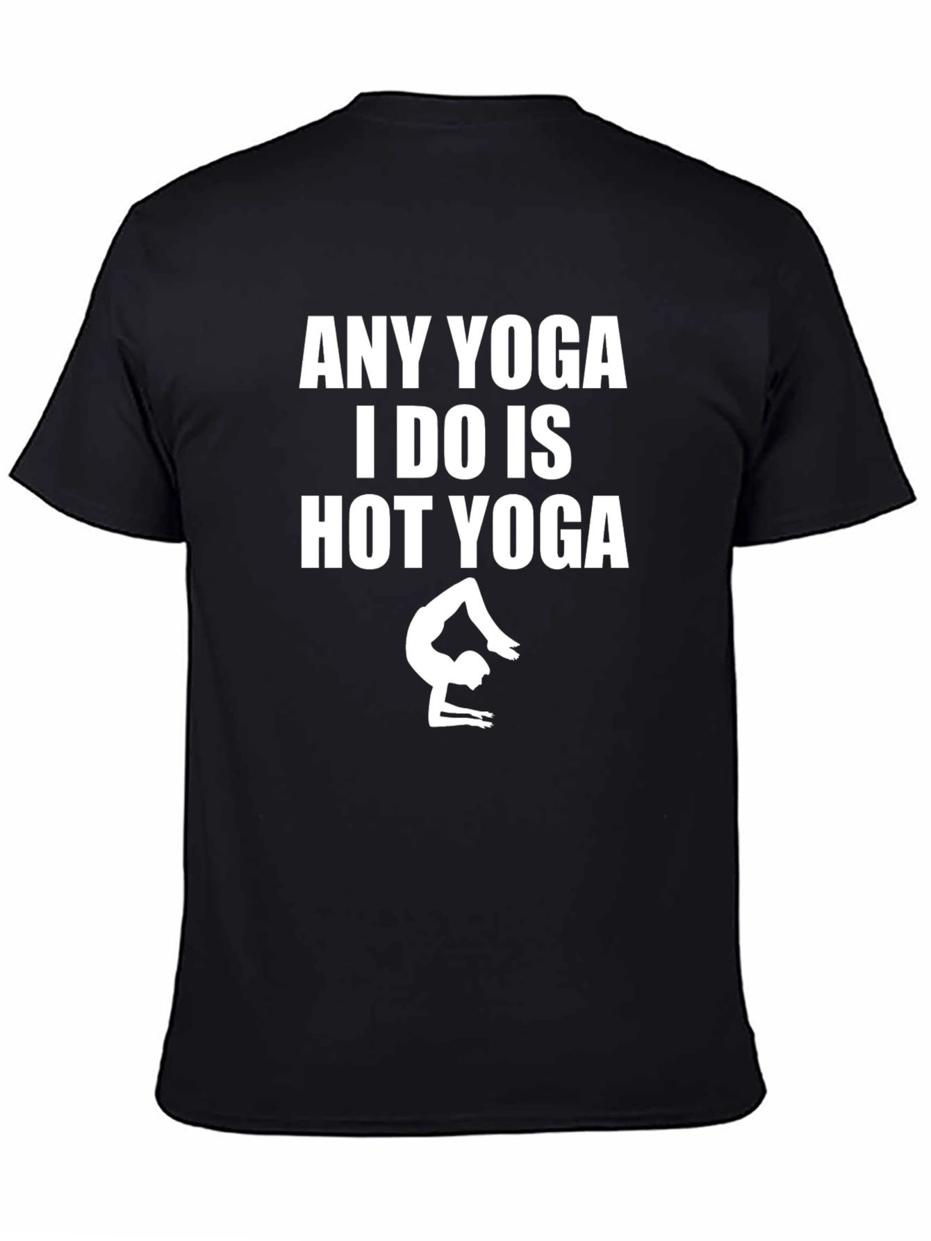 Hot Yoga T-Shirt - Unisex Black Tee
