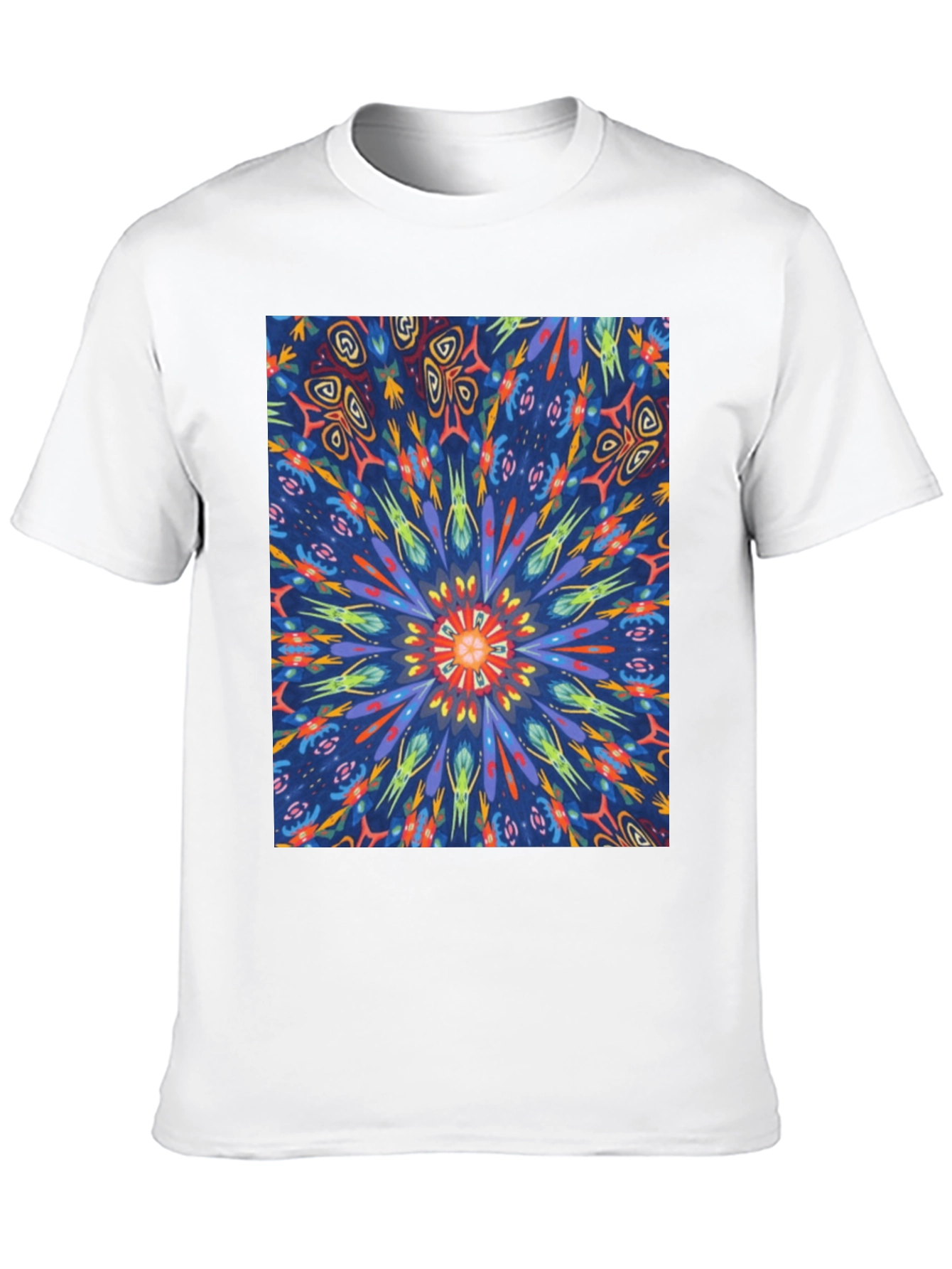 Kaleidoscope T-Shirt: Vivid Abstract Print