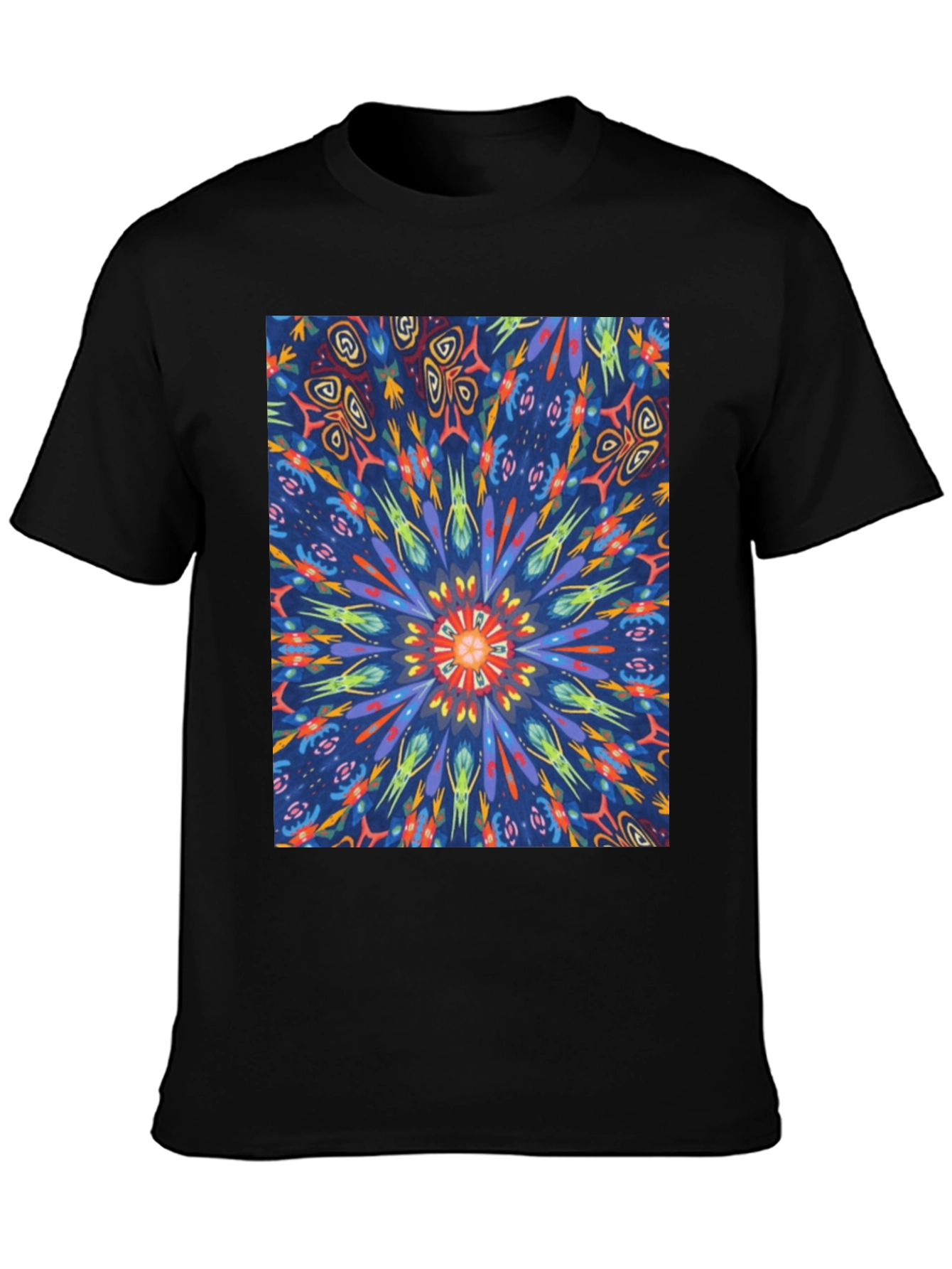 Kaleidoscope T-Shirt: Vivid Abstract Print