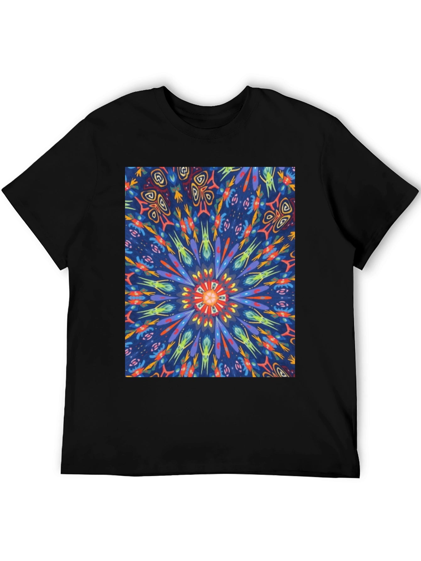 Kaleidoscope T-Shirt: Vivid Abstract Print